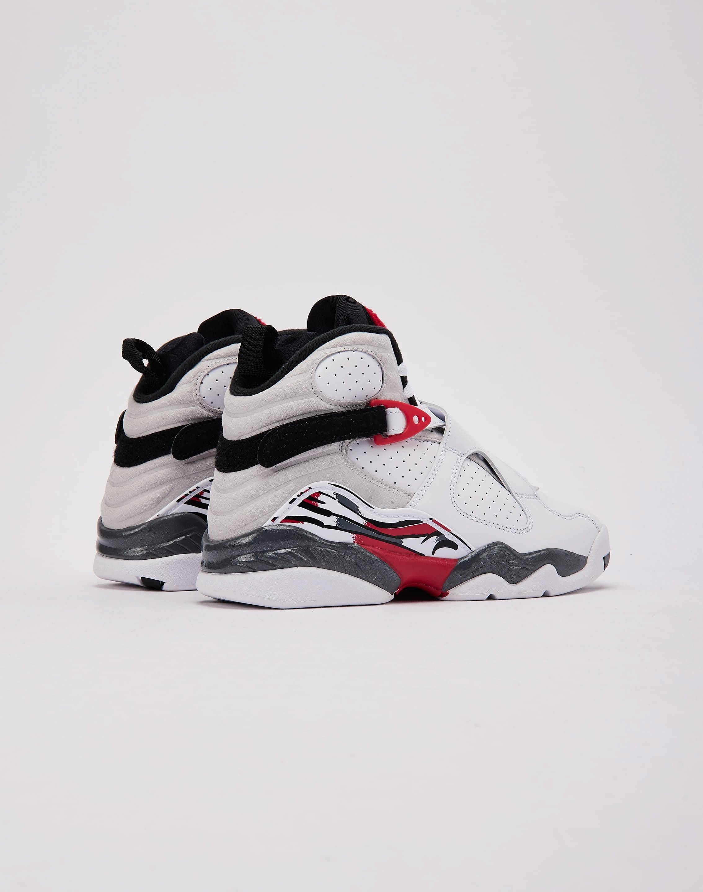 Air Jordan Jordan Air Jordan 8 Retro White and True Red Grade - School