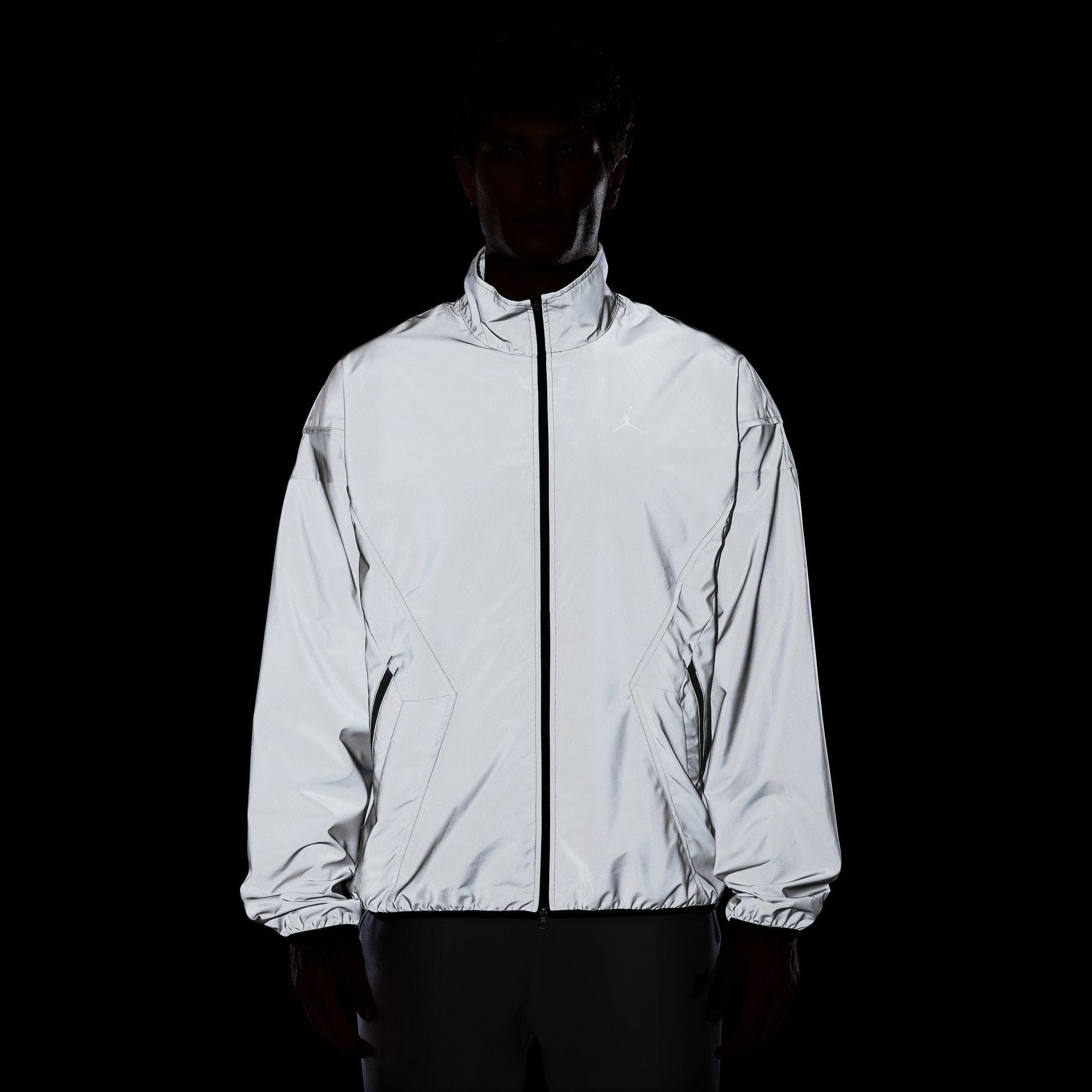 Air Jordan Mens Brooklyn Hike Mike Reflective Jacket