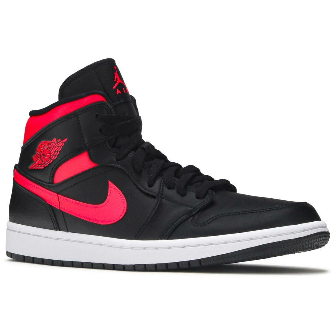 Air Jordan 1 Mid Black Siren Red (2021) (Wmns)