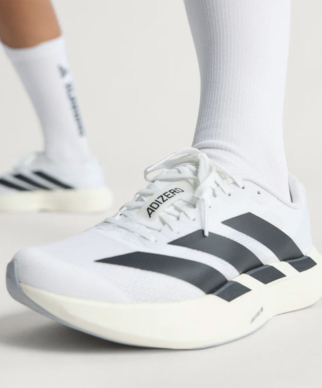 ADIDAS | ADIZERO EVO SL { CLOUD WHITE/CORE BLACK/CLOUD WHITE