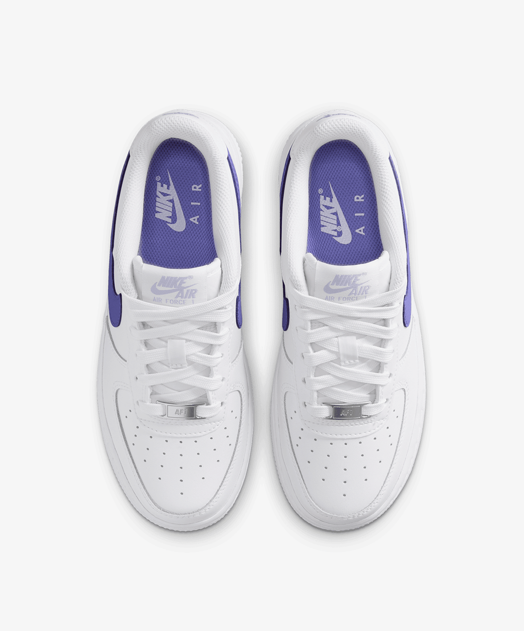 NIKE | AIR FORCE 1 { WHITE/LIGHT THISTLE - WHITE