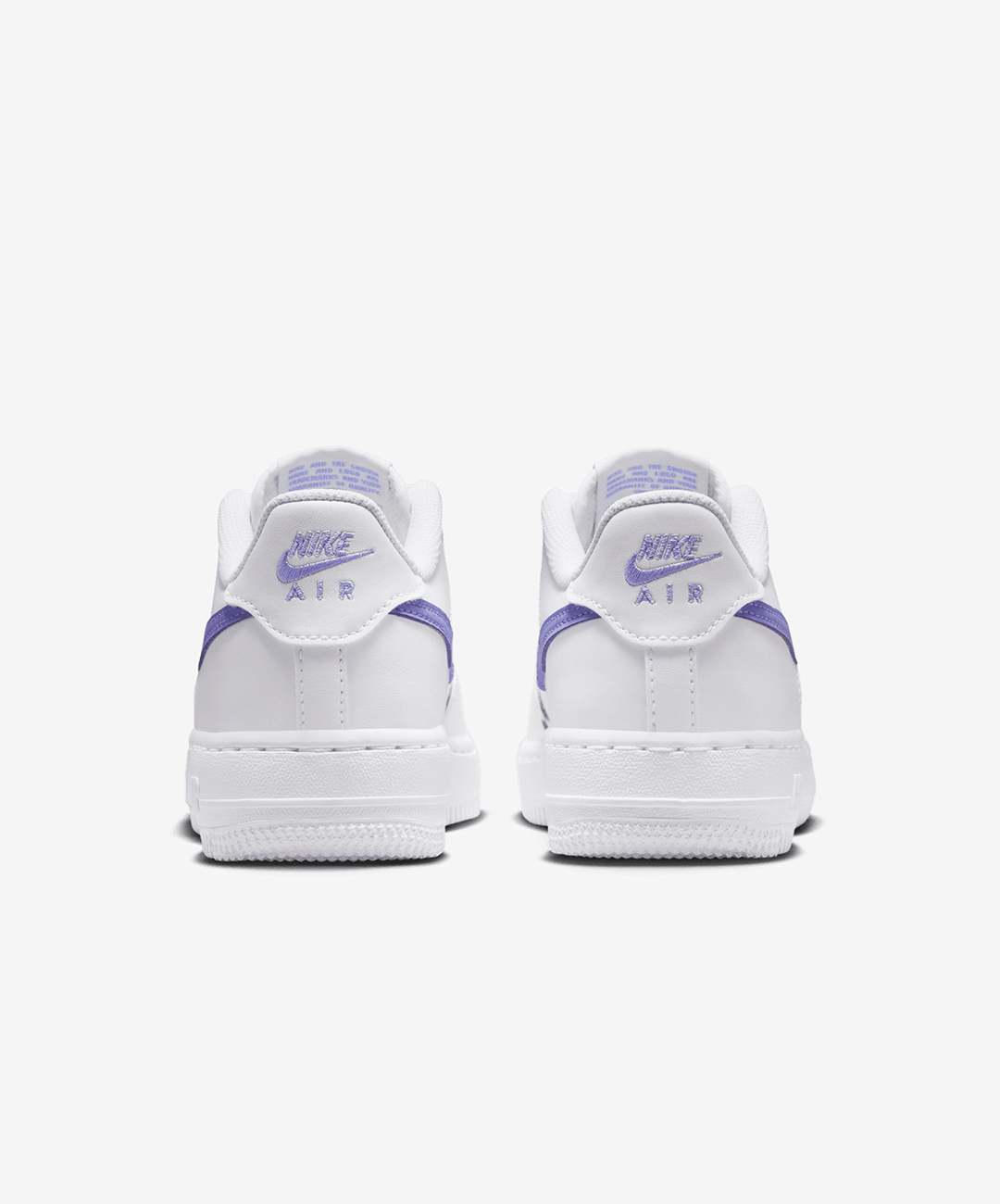 NIKE | AIR FORCE 1 { WHITE/LIGHT THISTLE - WHITE