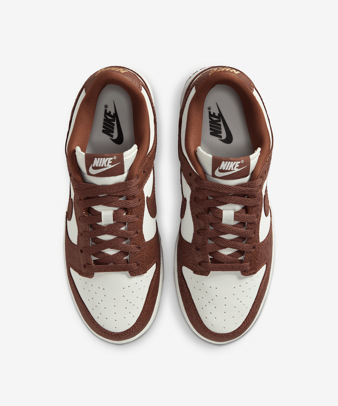 NIKE | DUNK LOW { SAIL/FAUNA BROWN - SAIL - METALLIC GOLD