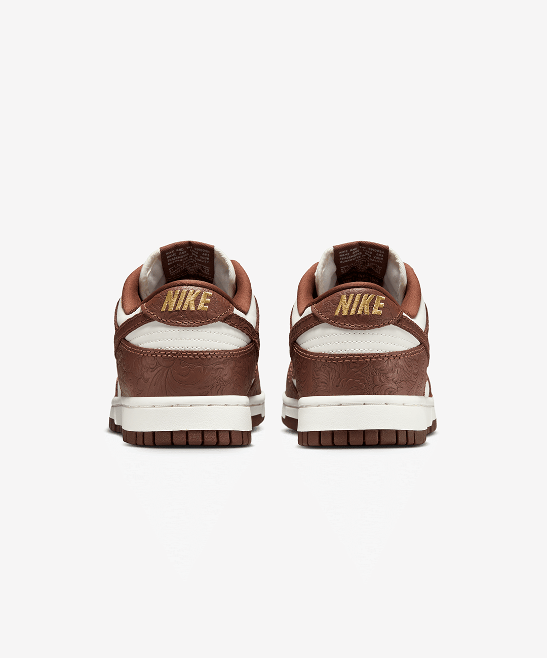 NIKE | DUNK LOW { SAIL/FAUNA BROWN - SAIL - METALLIC GOLD