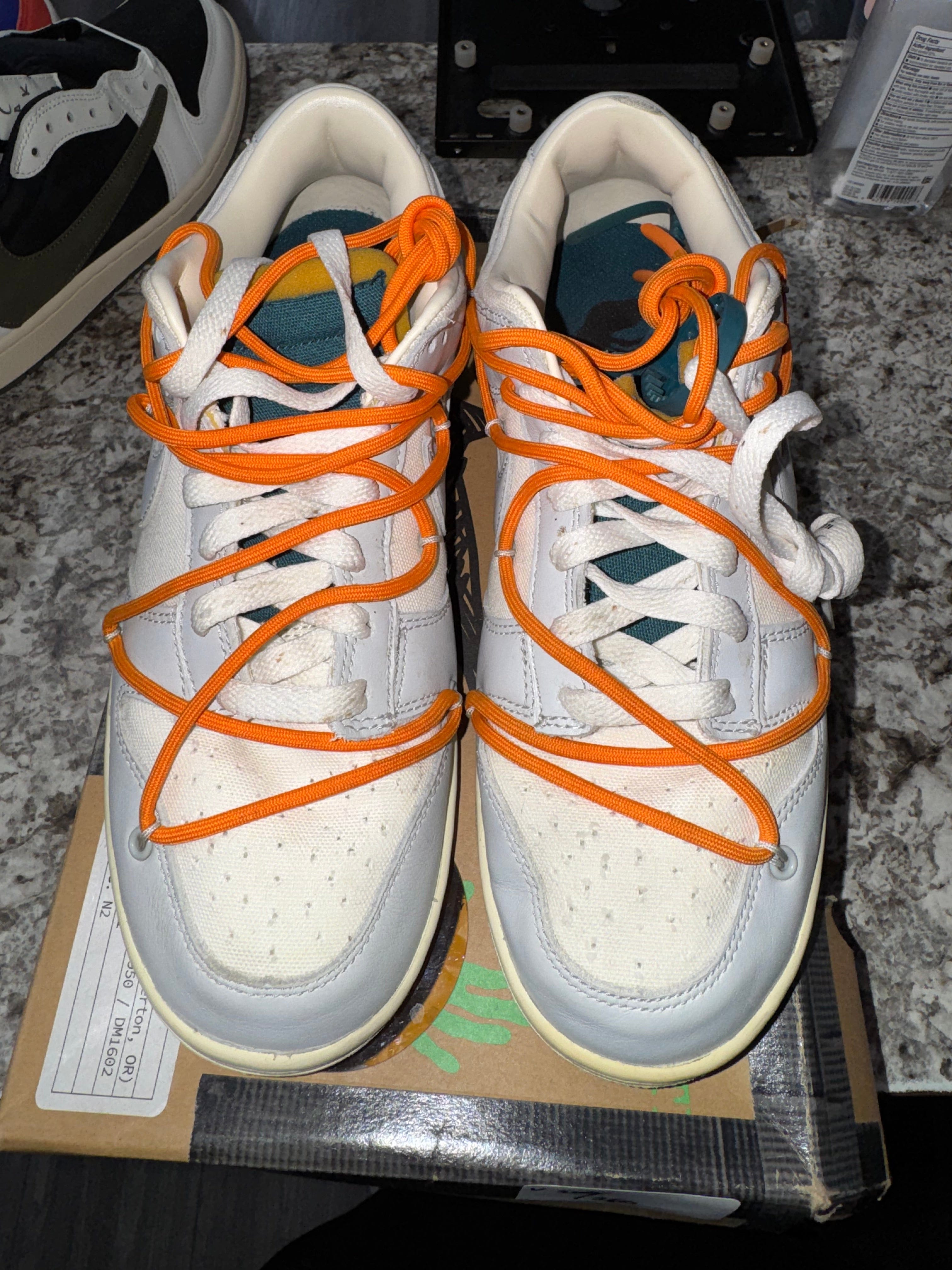 Nike Dunk Low Off - White Lot 44 (DAMAGED BOX)