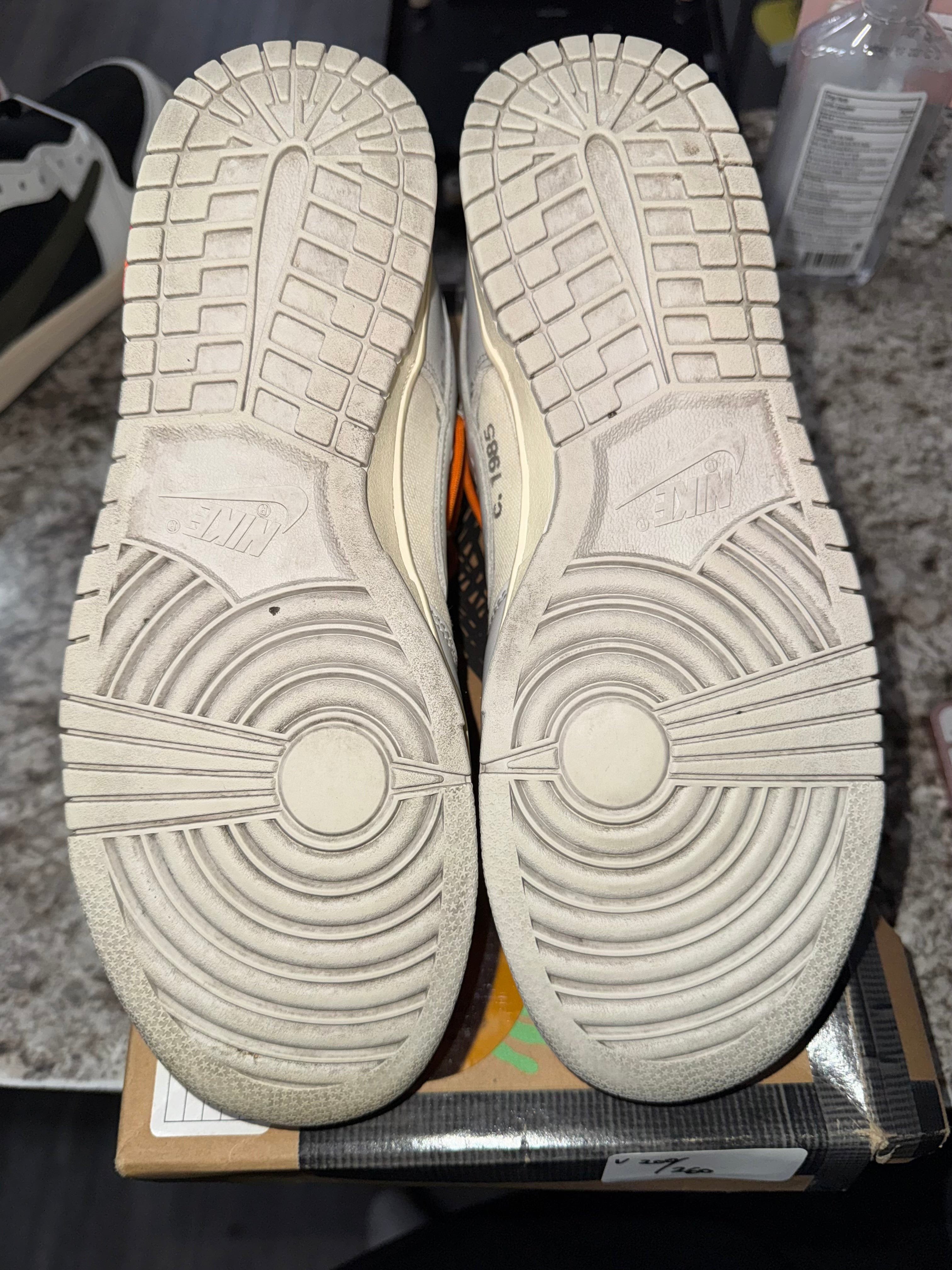 Nike Dunk Low Off - White Lot 44 (DAMAGED BOX)