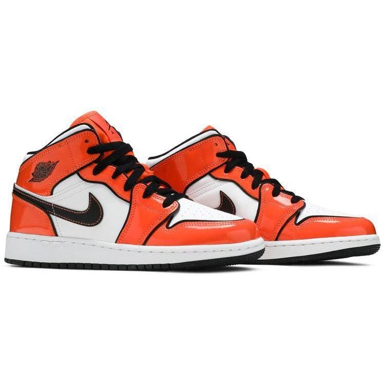 Nike Air Jordan 1 Mid SE GS Turf Orange