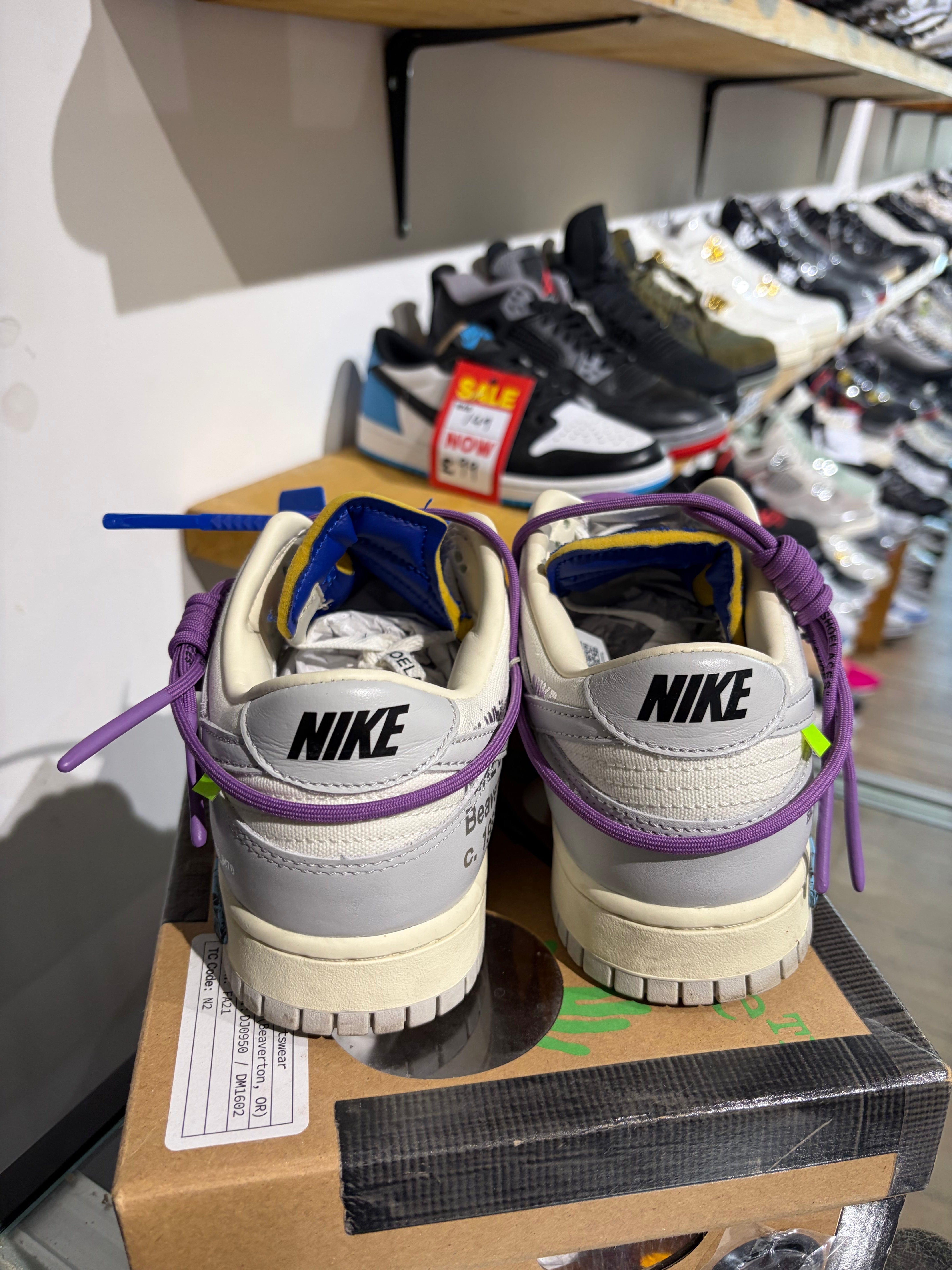 Nike OW Lot 48 Dunk UK 8