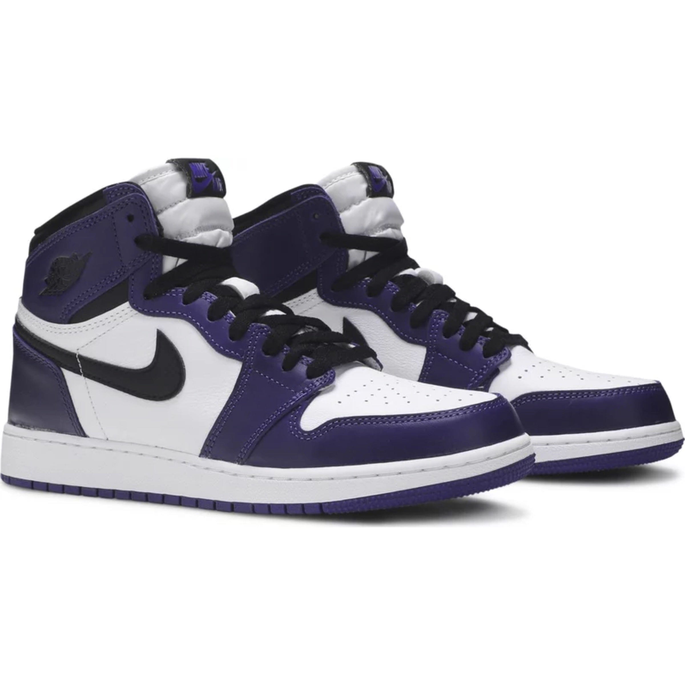 Nike Air Jordan 1 Retro High Court Purple White (GS)