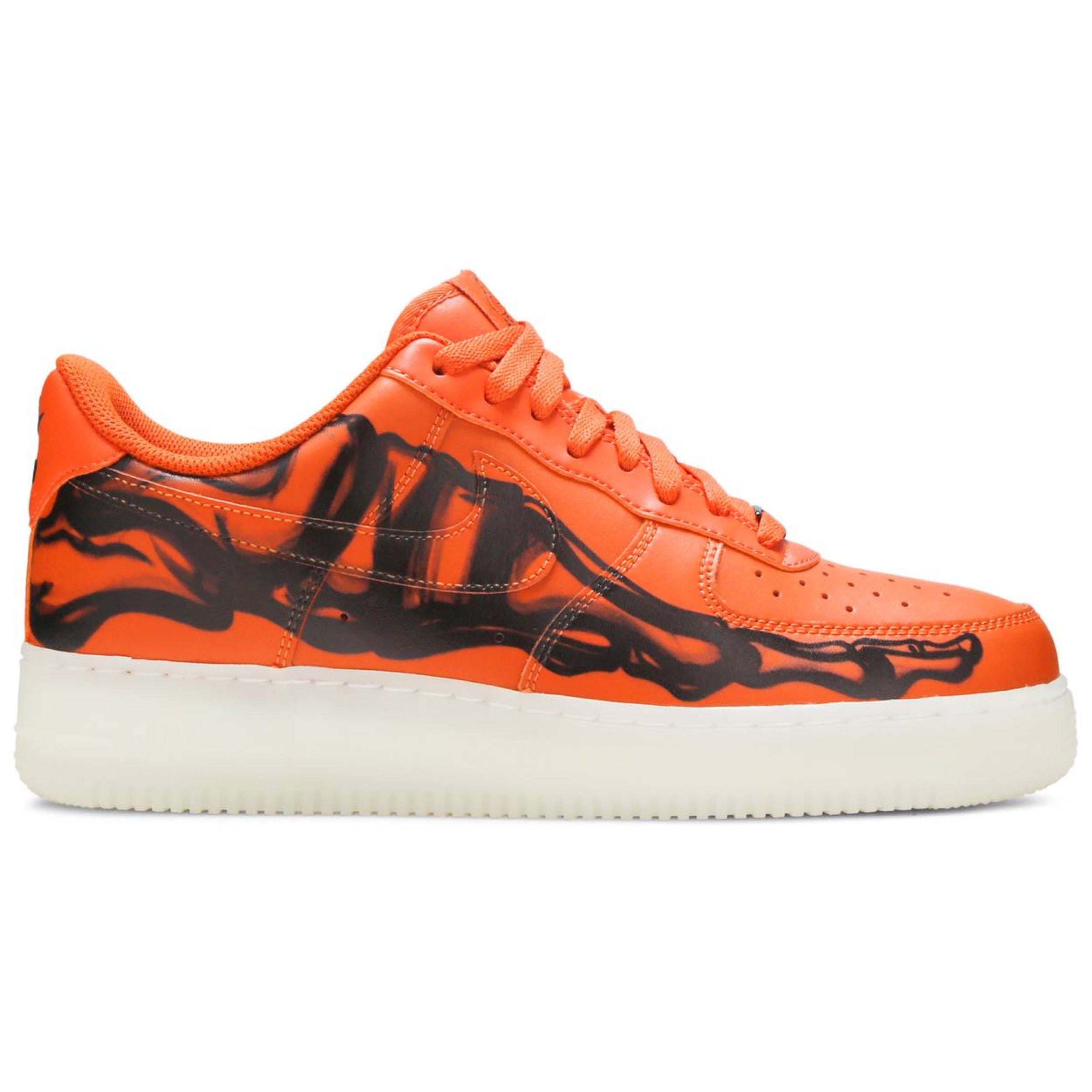 Nike Air Force 1 Low Orange Skeleton
