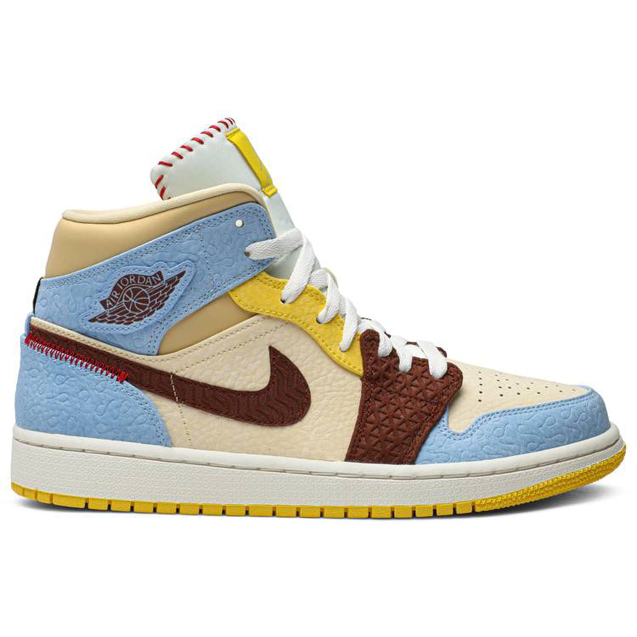 Nike Air Jordan 1 Mid SE Fearless Maison Chateau Rouge