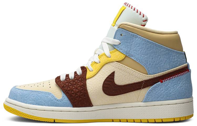Nike Air Jordan 1 Mid SE Fearless Maison Chateau Rouge