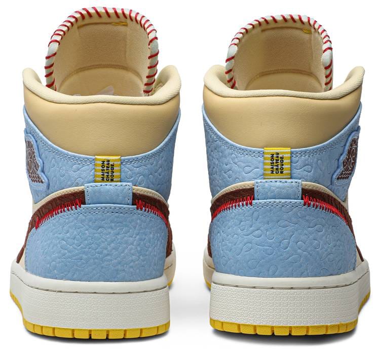Nike Air Jordan 1 Mid SE Fearless Maison Chateau Rouge
