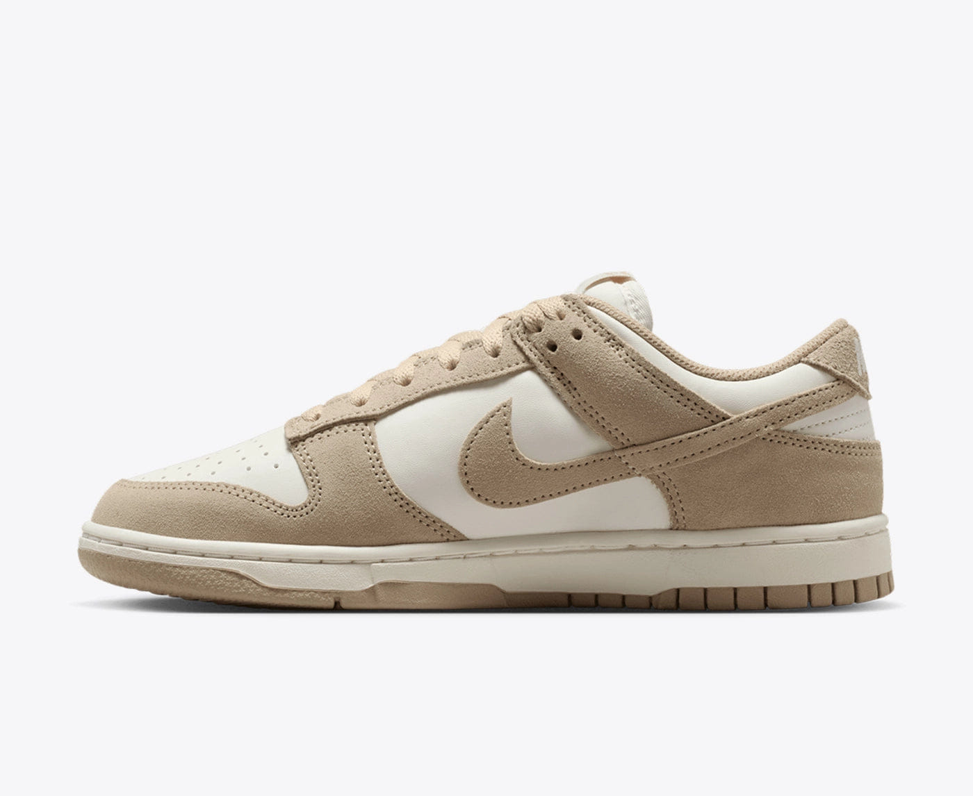 Nike DUNK LOW SAIL/LINEN - WHITE - METALLIC GOLD