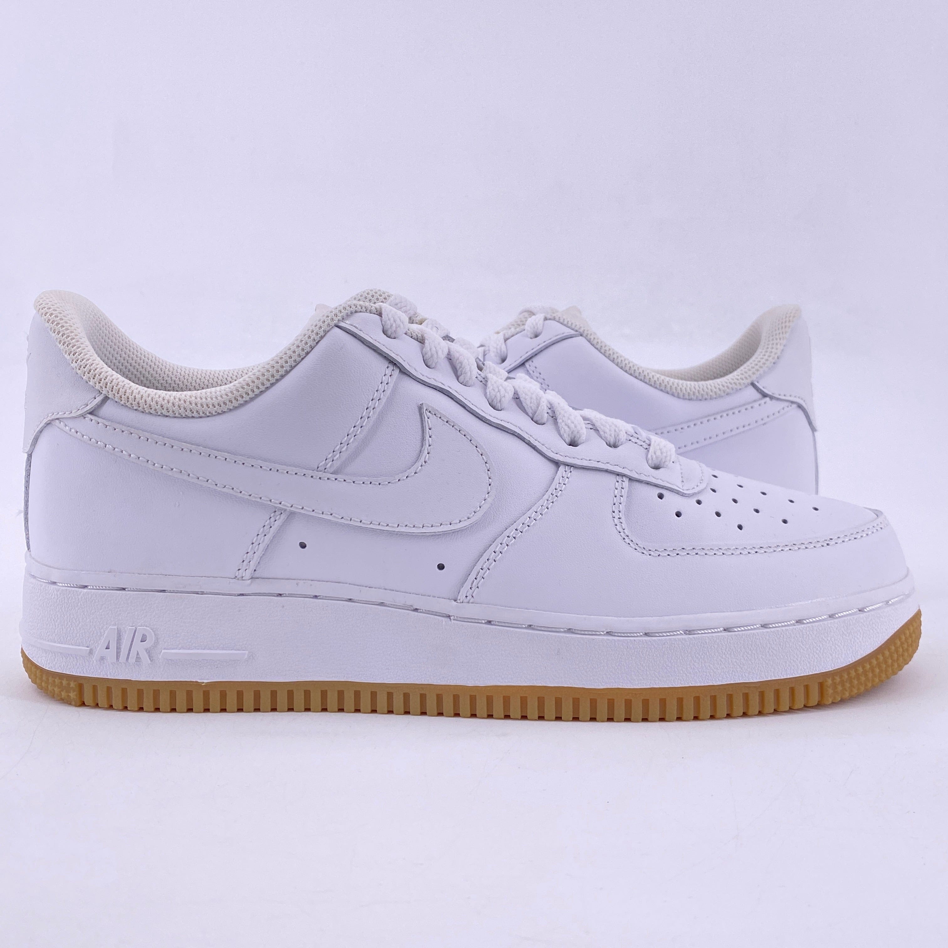 Nike Air Force 1 Low White Gum 2021 New Size 8