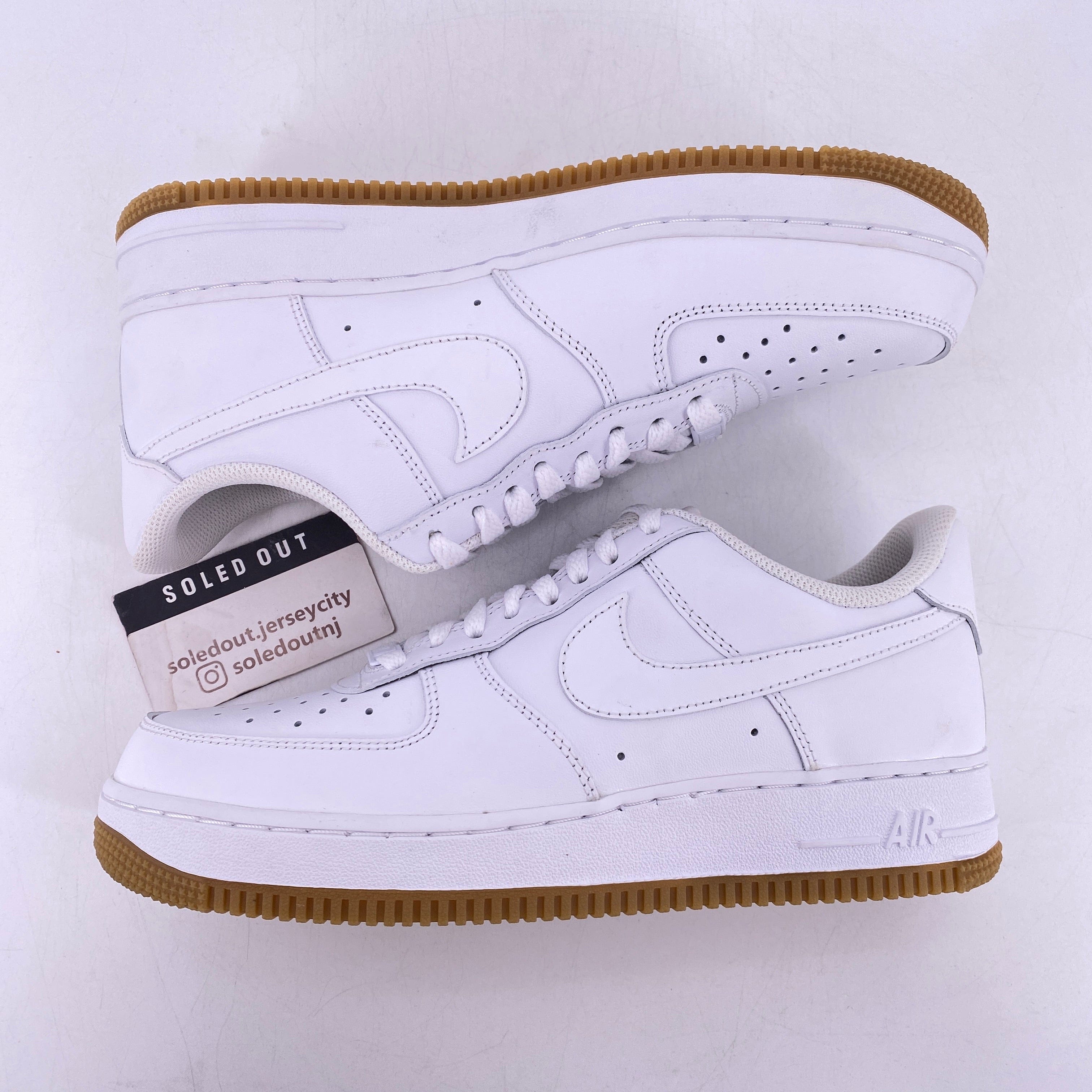 Nike Air Force 1 Low White Gum 2021 New Size 8