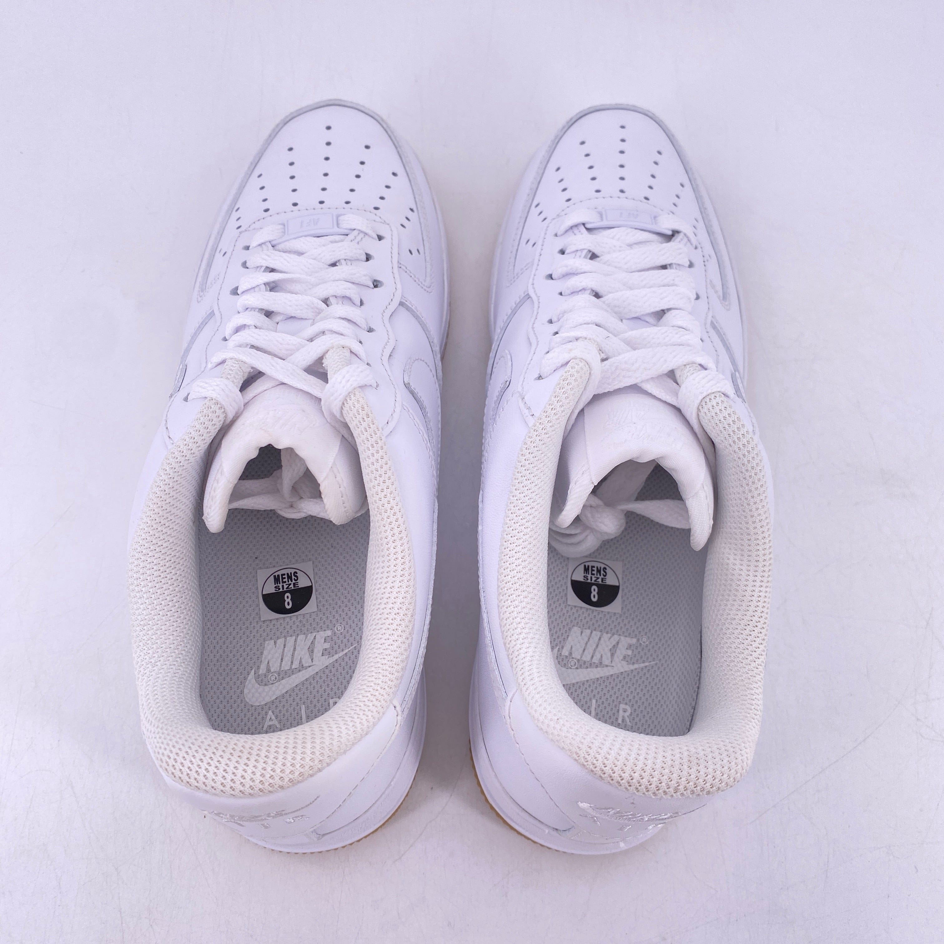 Nike Air Force 1 Low White Gum 2021 New Size 8