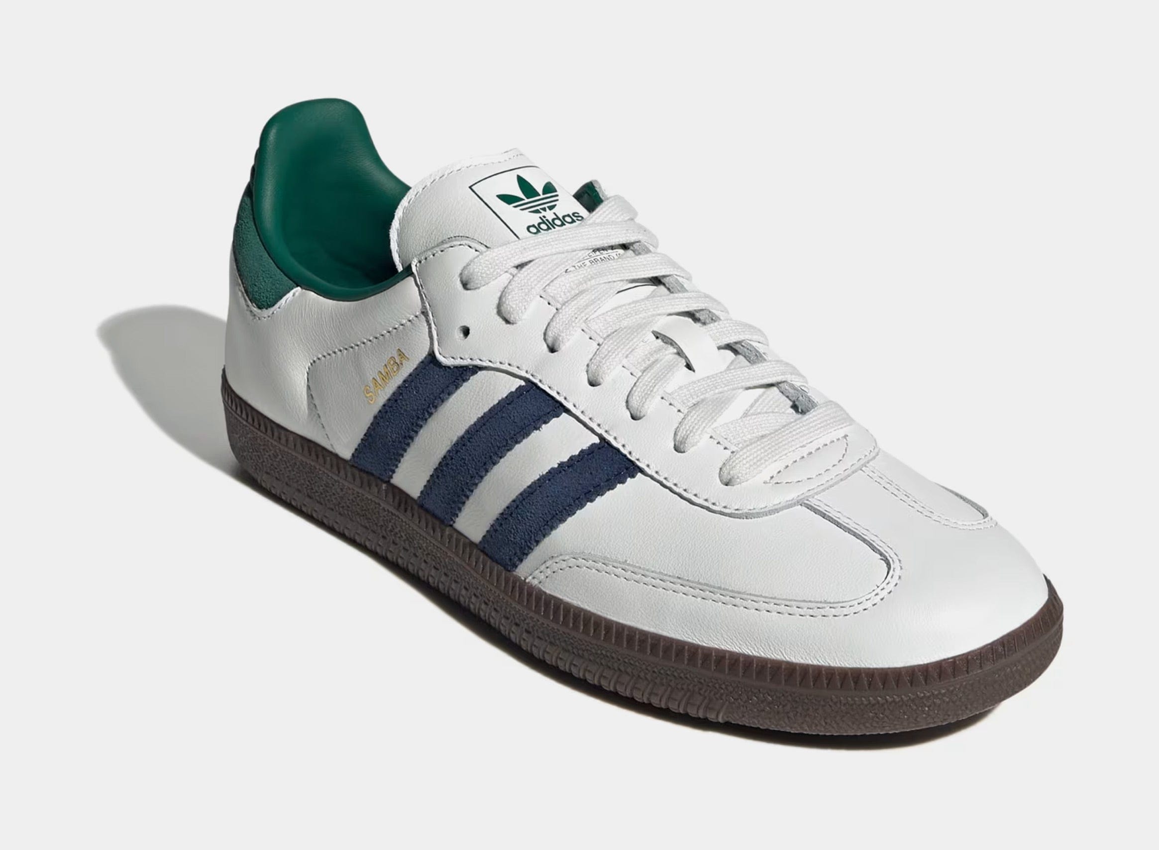 adidas Samba OG Mens Lifestyle Shoes (Core Black/Cloud White/Collegiate Green)