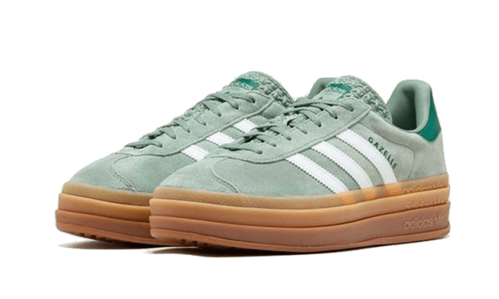 adidas Gazelle Bold Silver Green