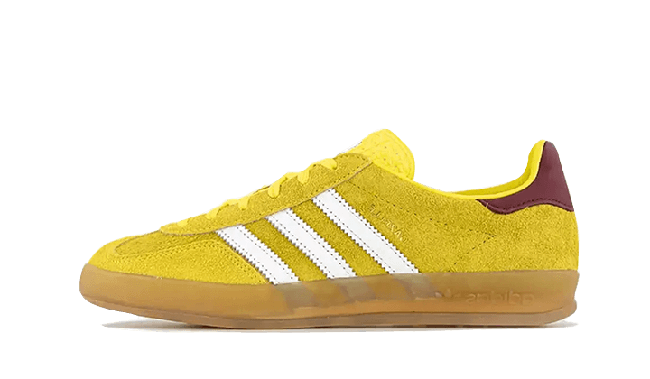 adidas Gazelle Indoor Bright Yellow Burgundy
