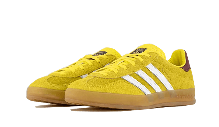 adidas Gazelle Indoor Bright Yellow Burgundy