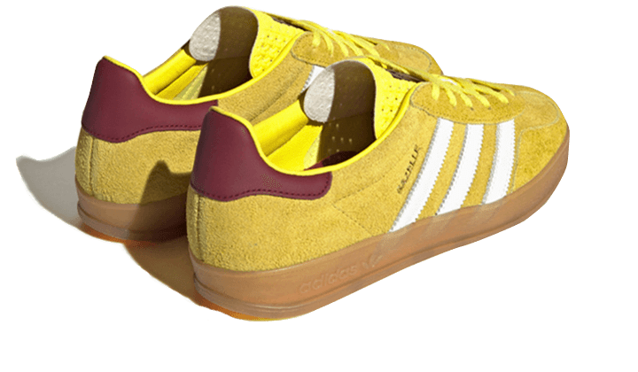 adidas Gazelle Indoor Bright Yellow Burgundy