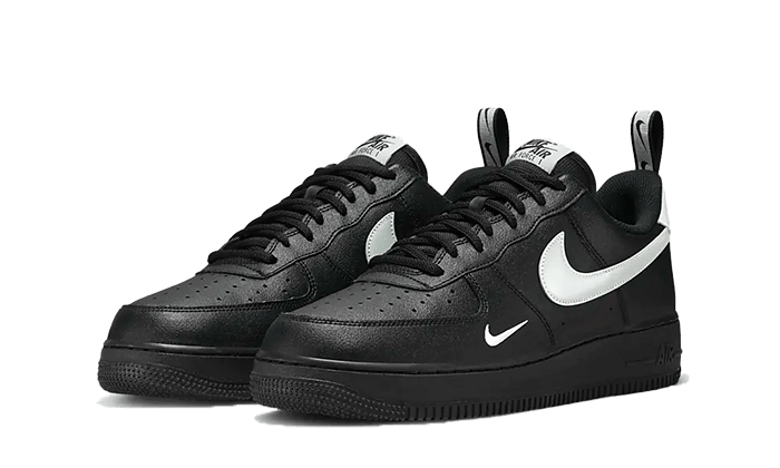 Nike Air Force 1 Low Black Metallic Silver
