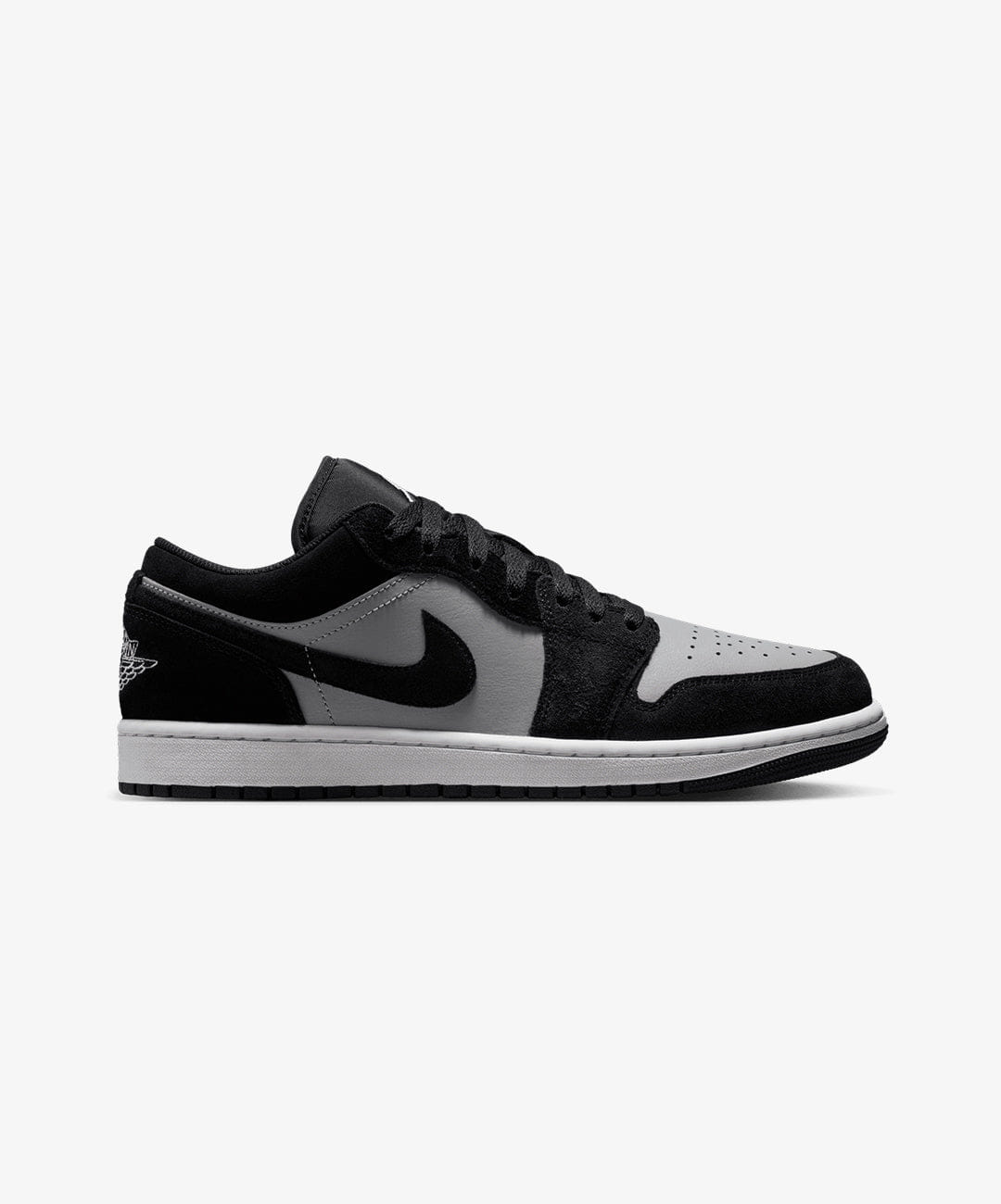 Air Jordan JORDAN | AIR JORDAN 1 LOW { BLACK/WHITE - LT SMOKE GREY