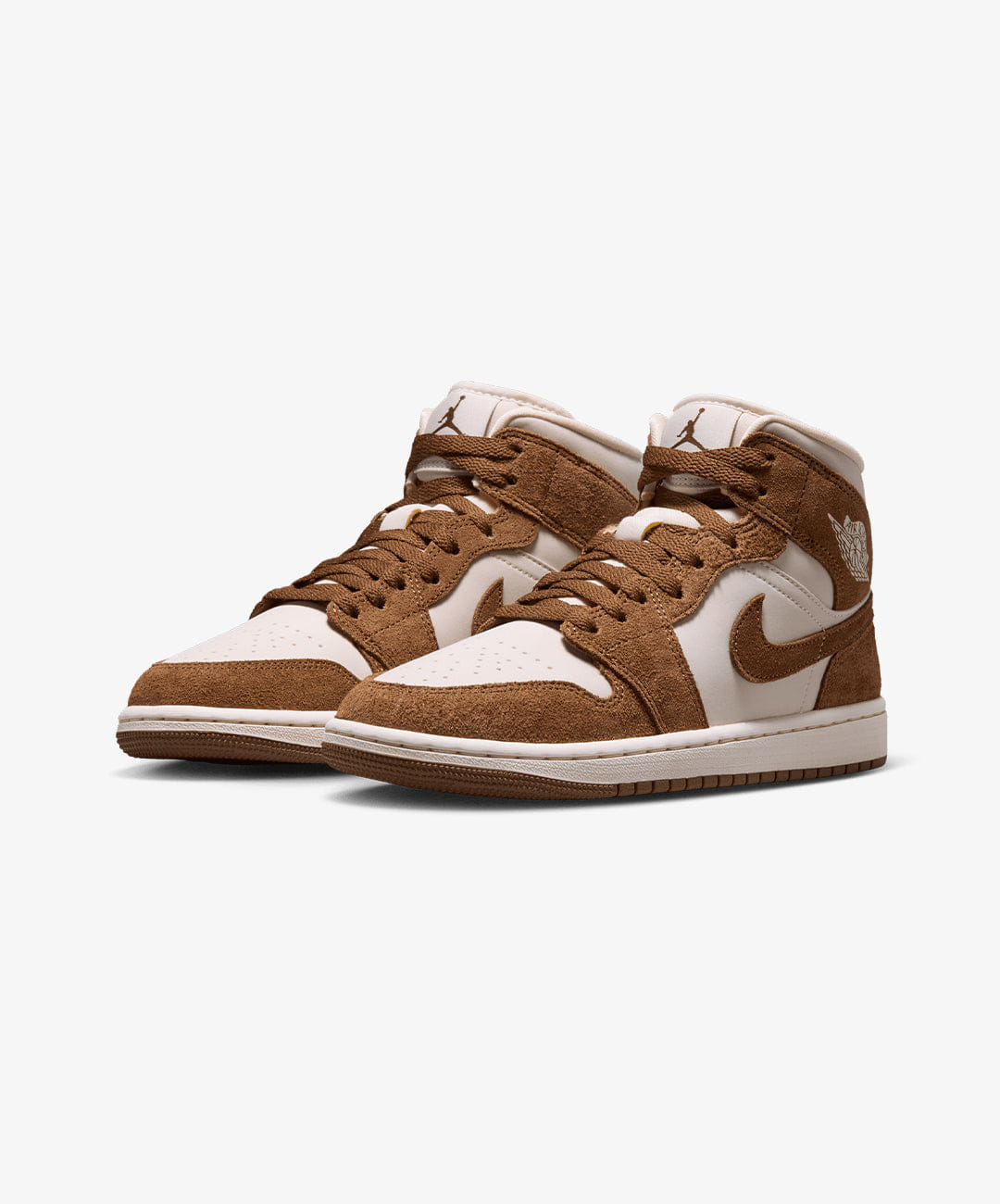 Air Jordan JORDAN | AIR JORDAN 1 MID { LT BRITISH TAN/CHALK