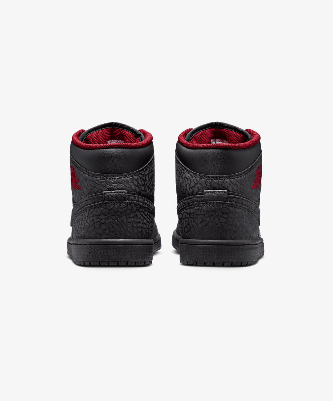 Air Jordan JORDAN | AIR JORDAN 1 MID { BLACK/TOUGH RED - BLACK