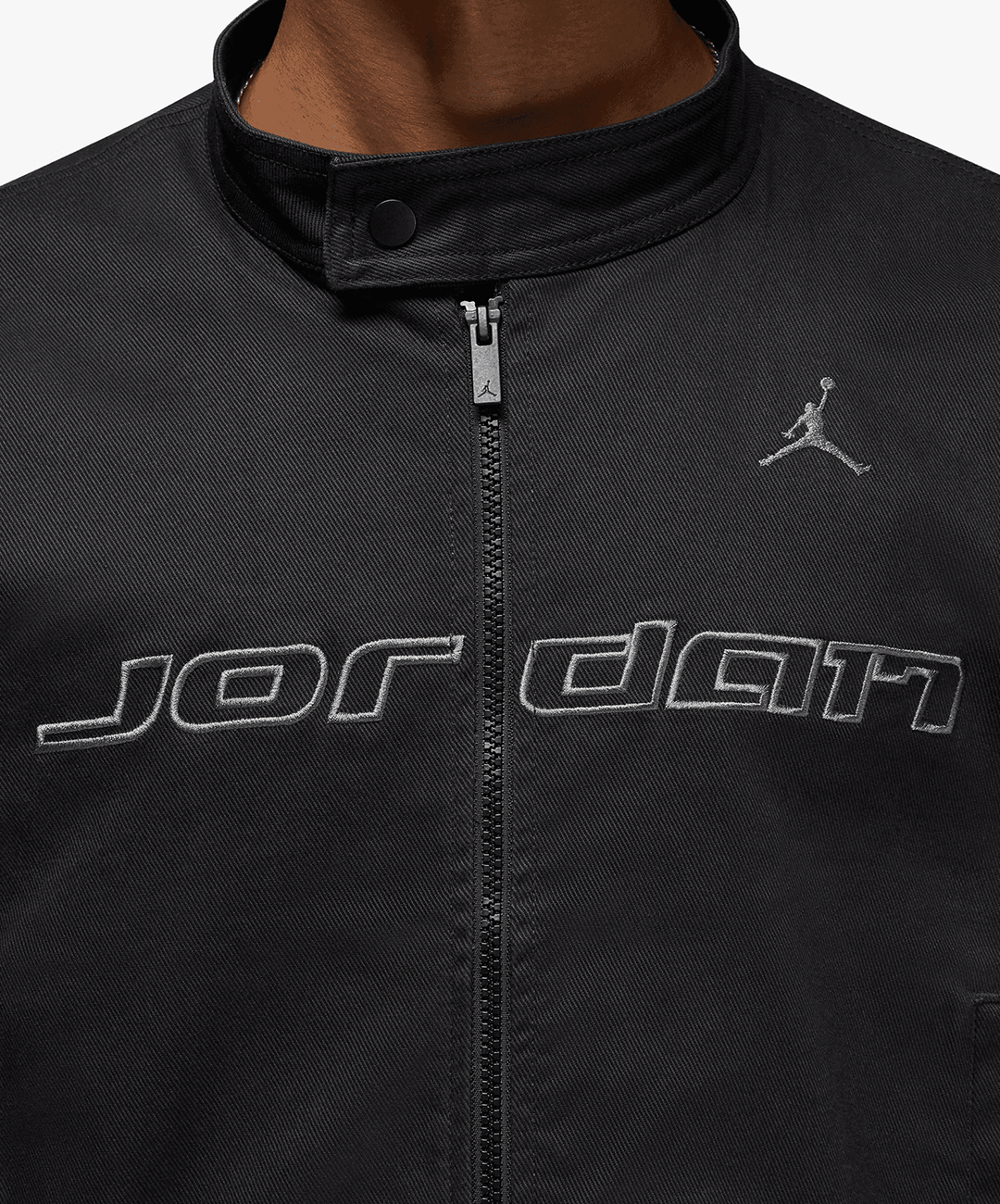 Air Jordan JORDAN | BROOKLYN MOTORSPORT JACKET { BLACK/IRON GREY/IRON GREY