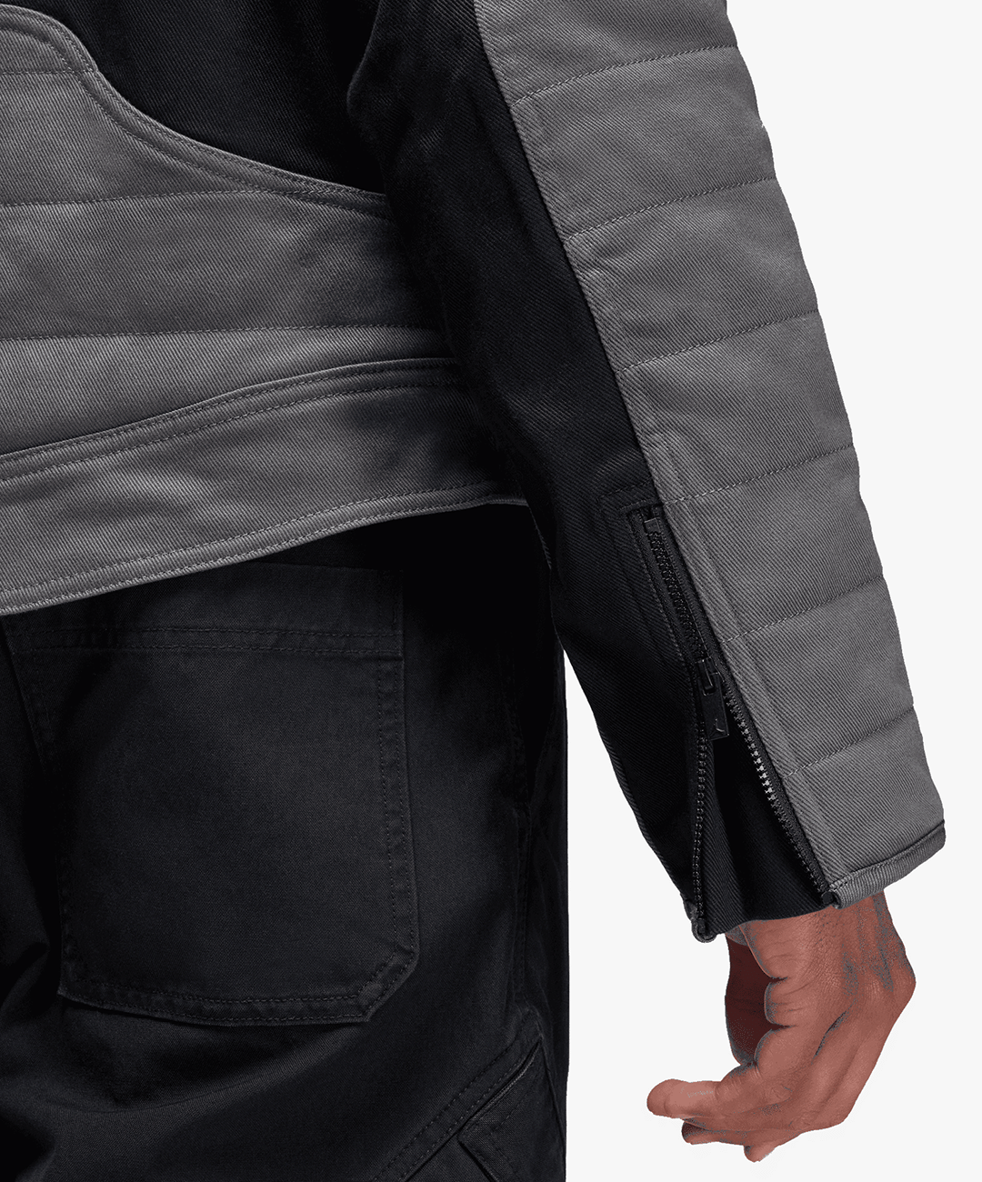 Air Jordan JORDAN | BROOKLYN MOTORSPORT JACKET { BLACK/IRON GREY/IRON GREY