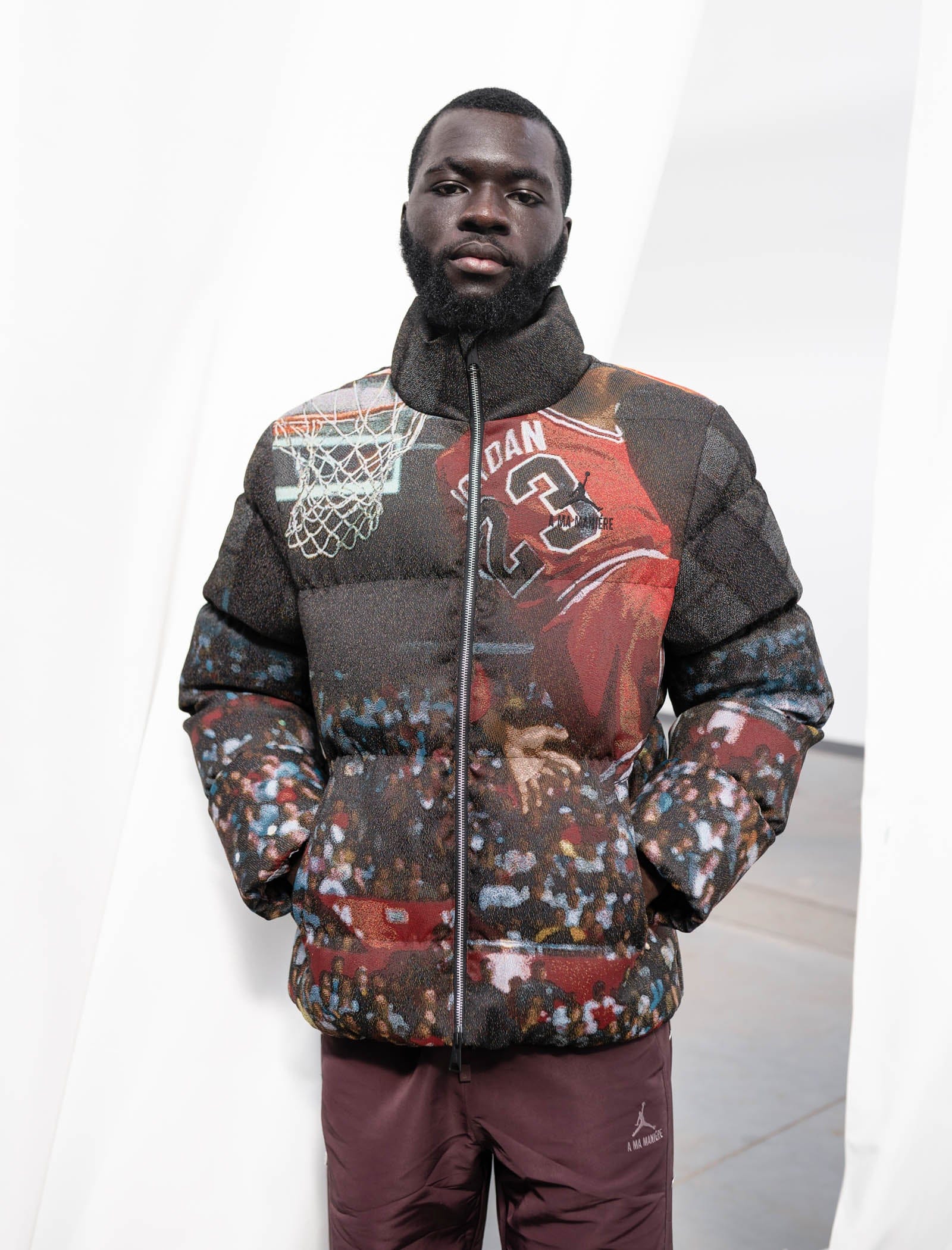 Air Jordan A MA MANIÉRE x JORDAN BRAND ALL OVER PRINT PUFFER JACKET