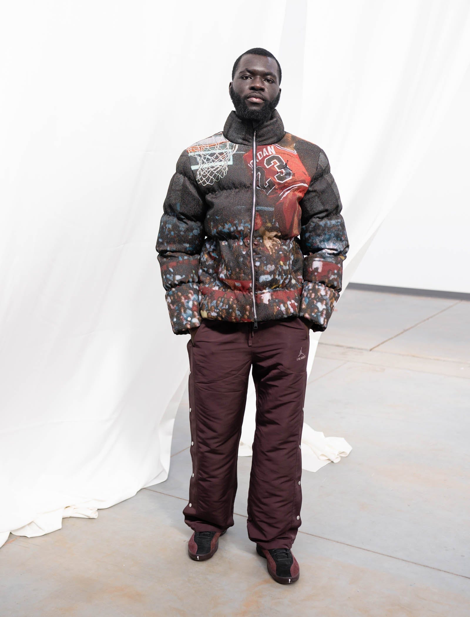 Air Jordan A MA MANIÉRE x JORDAN BRAND ALL OVER PRINT PUFFER JACKET