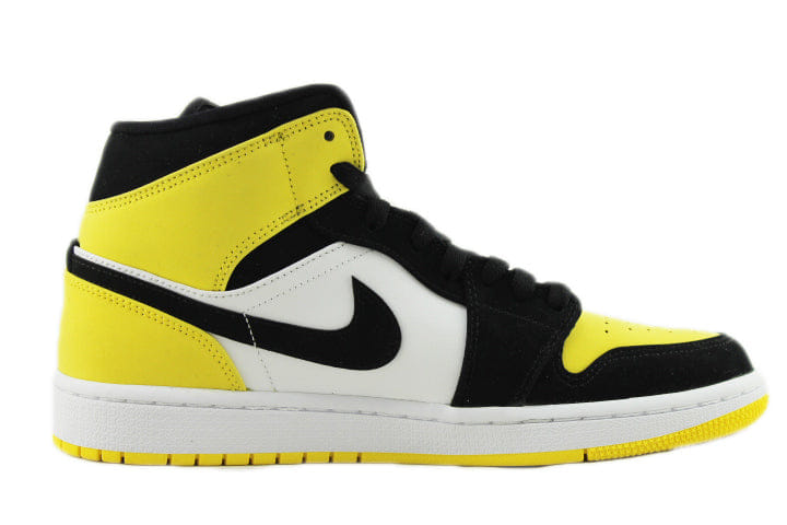 Air Jordan 1 Mid Yellow Toe Black