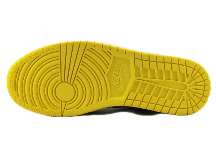 Air Jordan 1 Mid Yellow Toe Black
