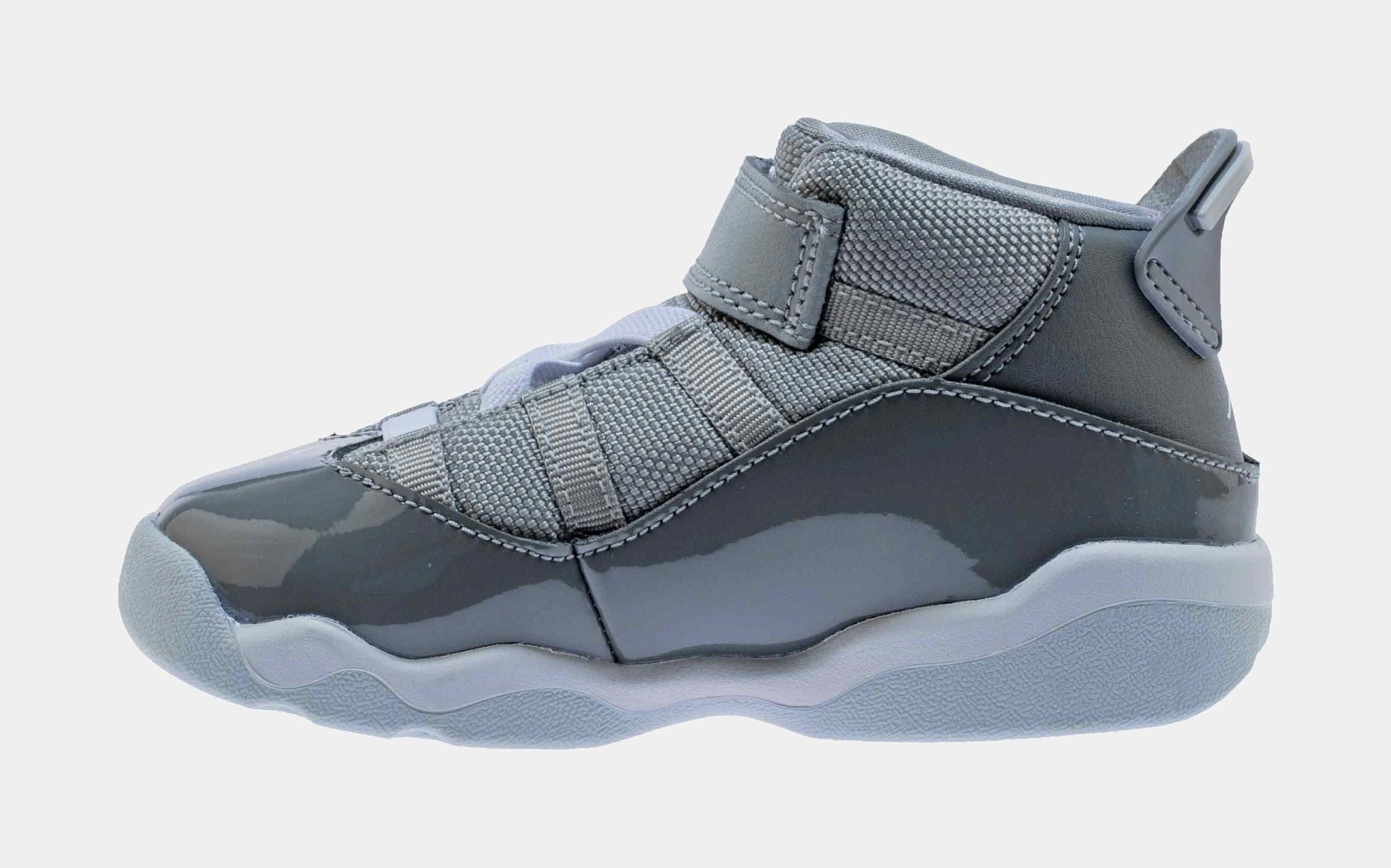 Air Jordan 6 Rings Infant Toddler Lifestyle Shoe (Grey/White)