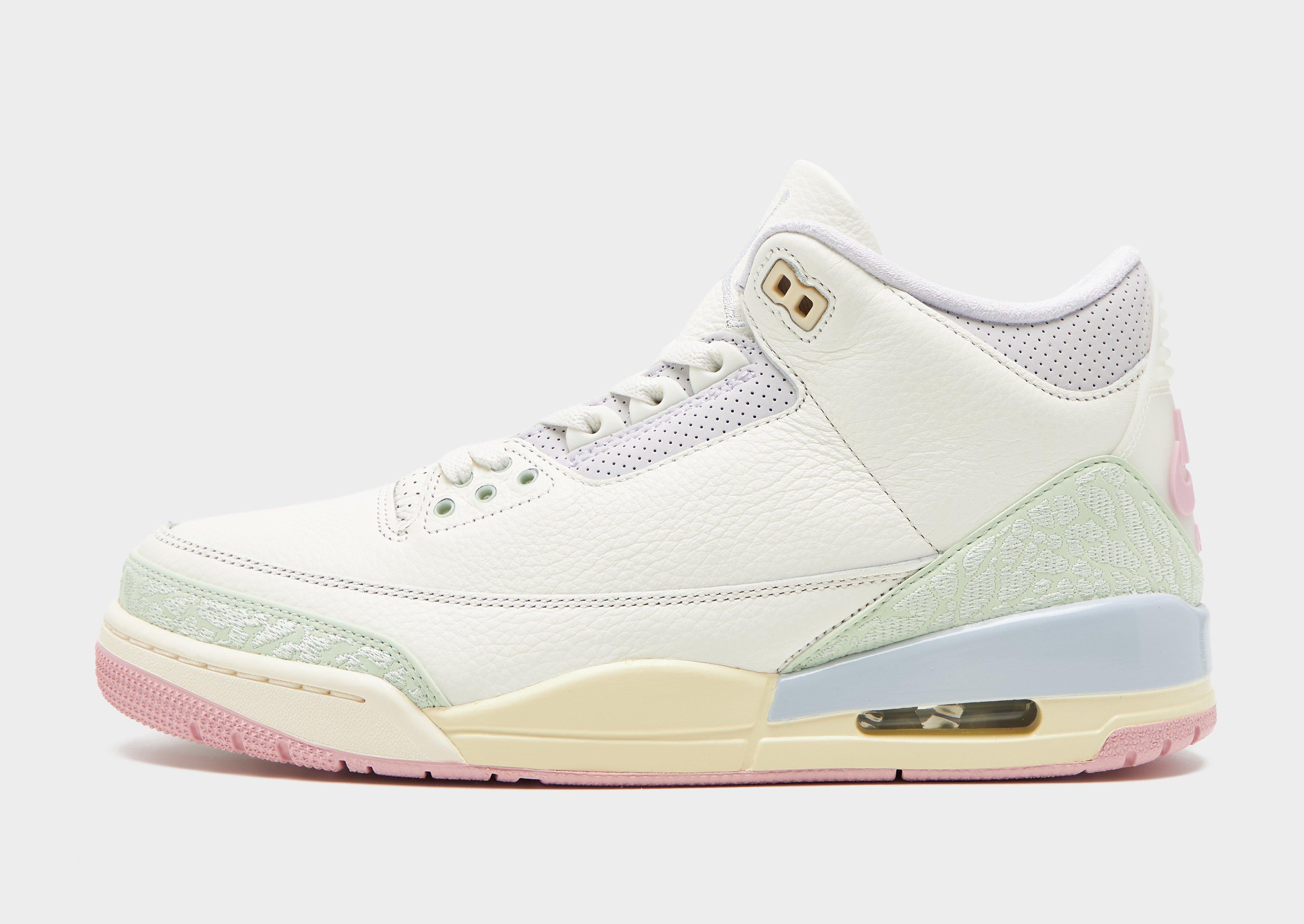 Air Jordan Air 3 Retro Sail and Jade Aura