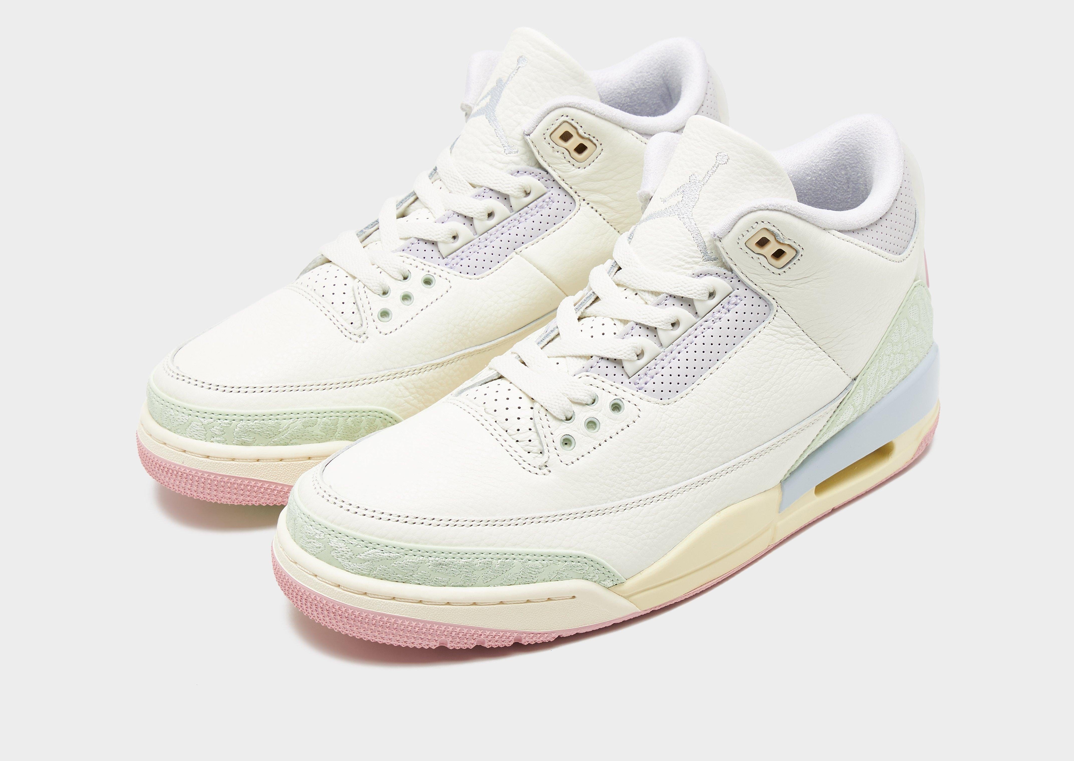 Air Jordan Air 3 Retro Sail and Jade Aura