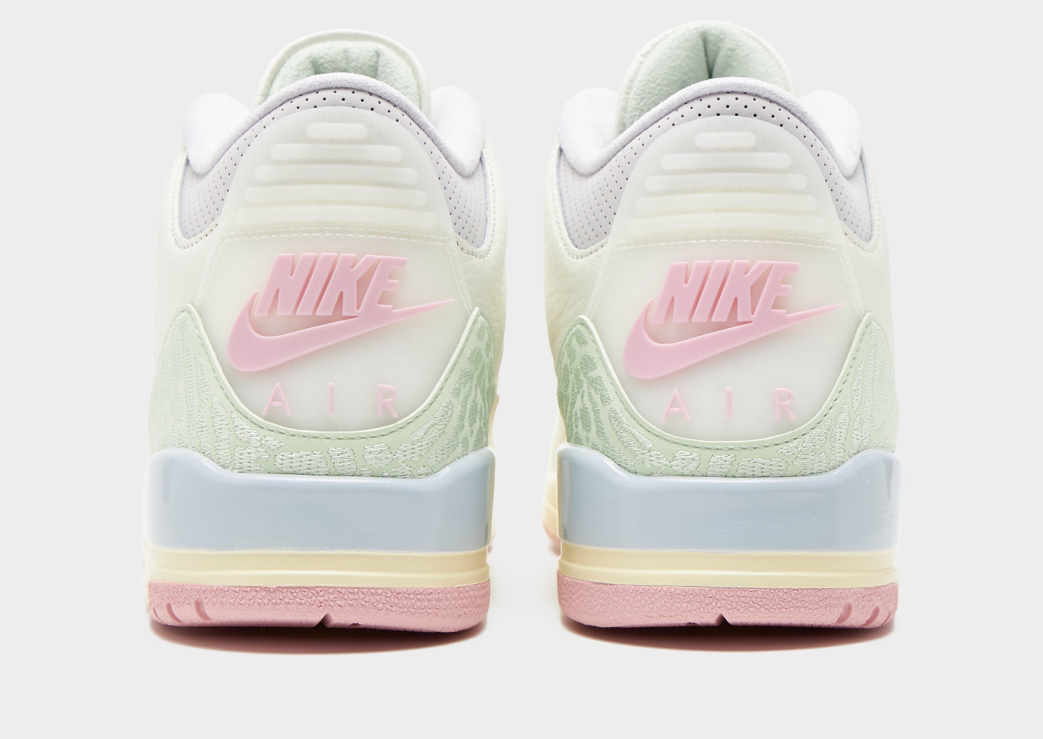 Air Jordan Air 3 Retro Sail and Jade Aura