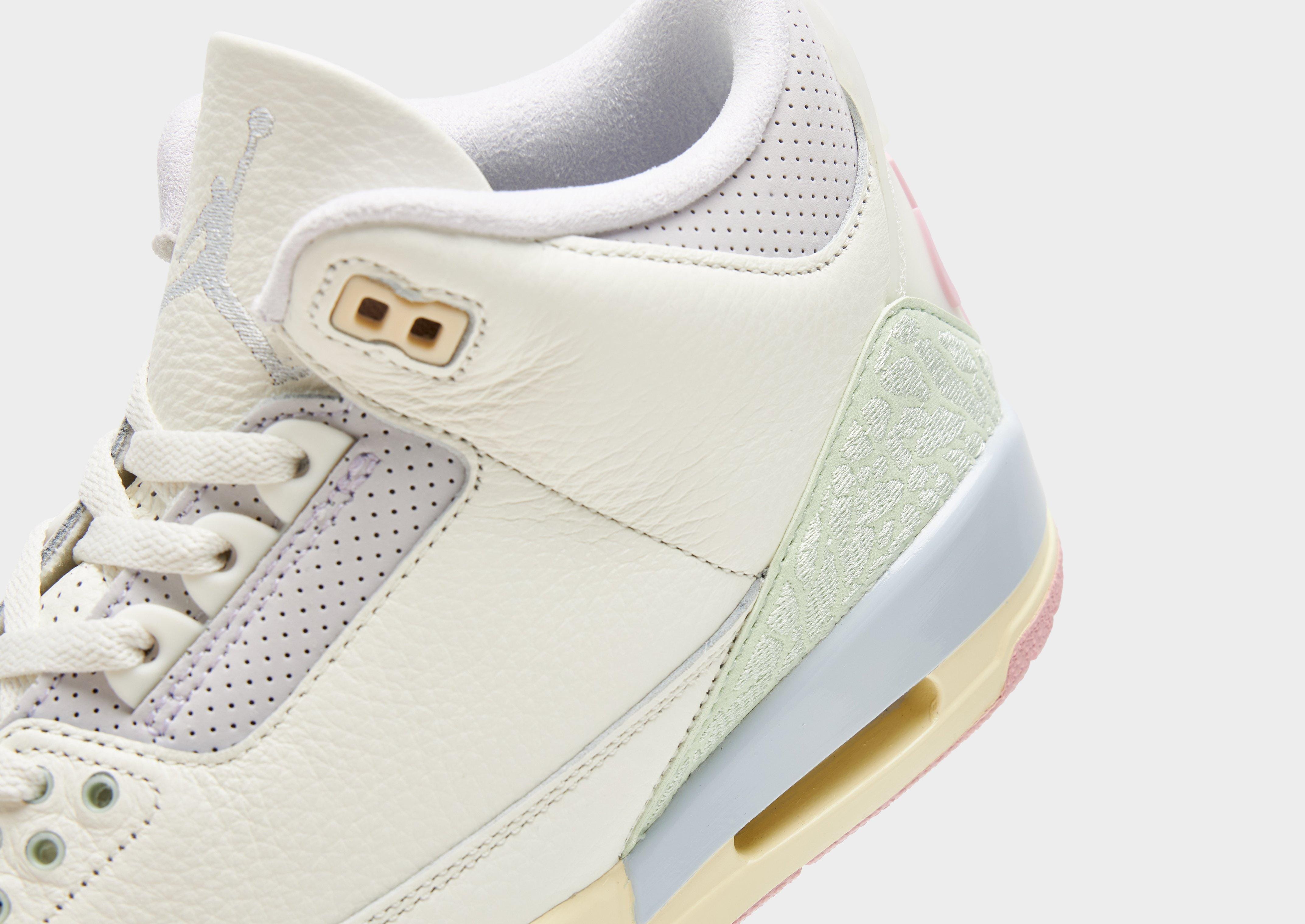 Air Jordan Air 3 Retro Sail and Jade Aura