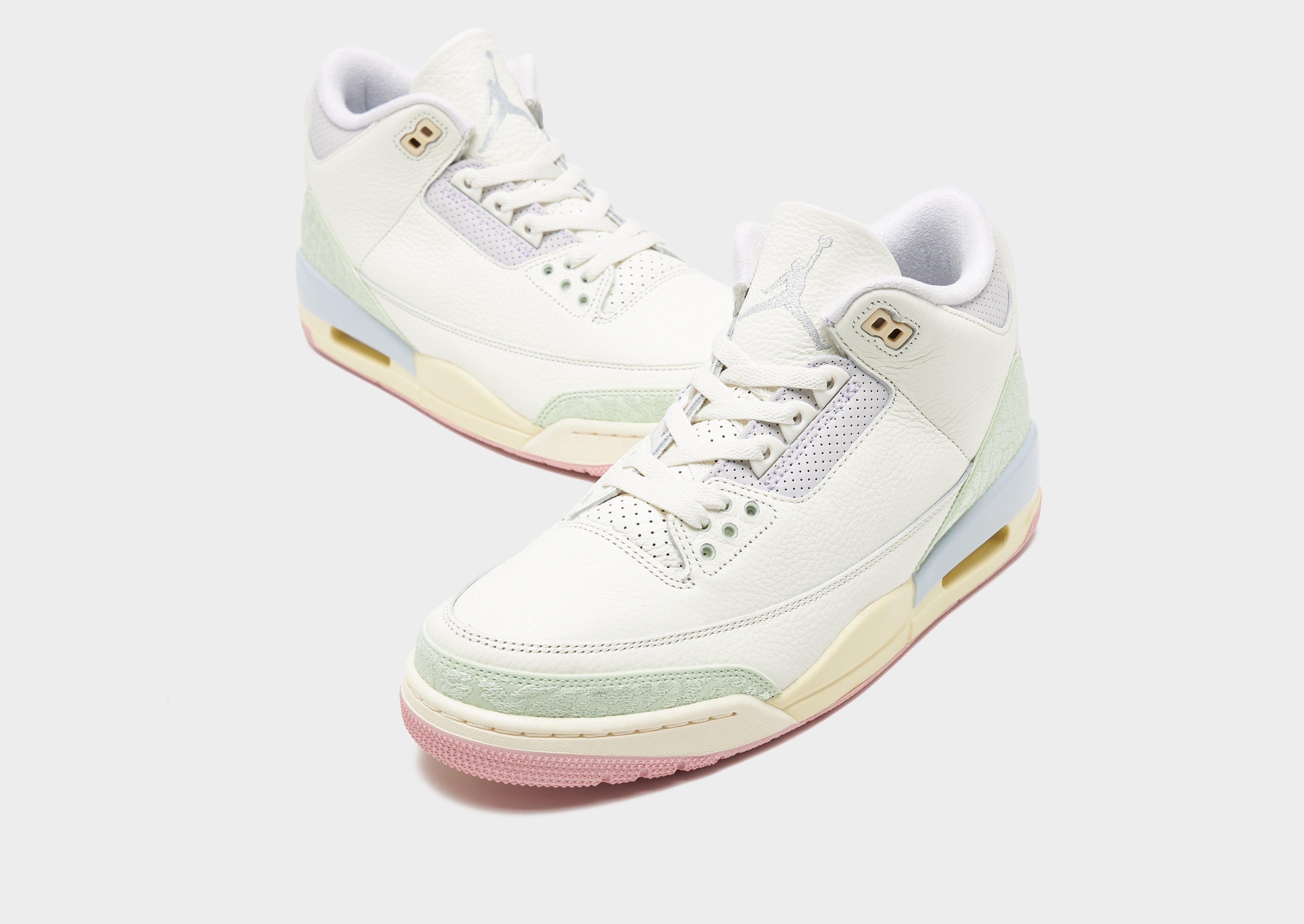 Air Jordan Air 3 Retro Sail and Jade Aura