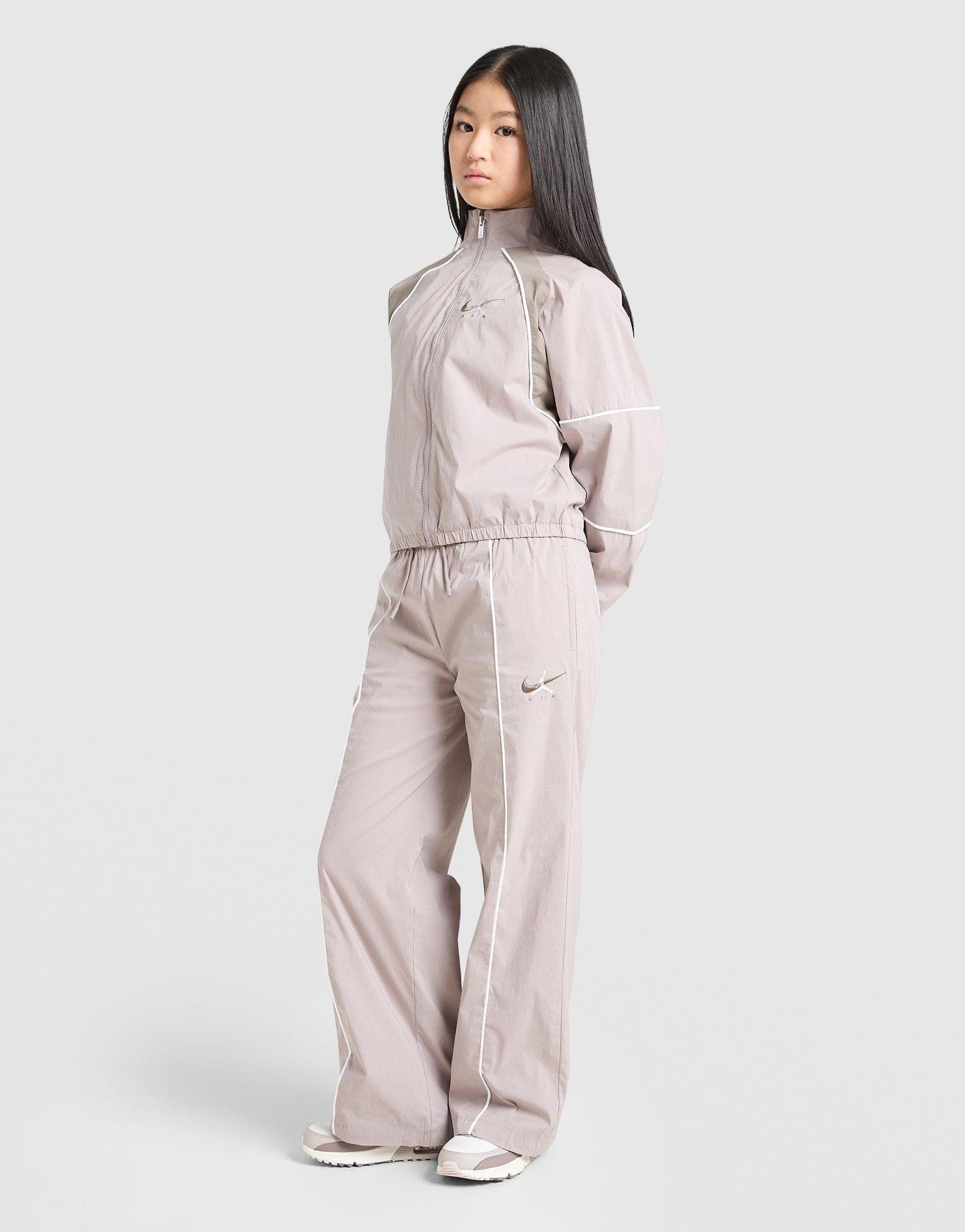 Air Jordan Girls' Woven Wide Leg Tracksuit Junior