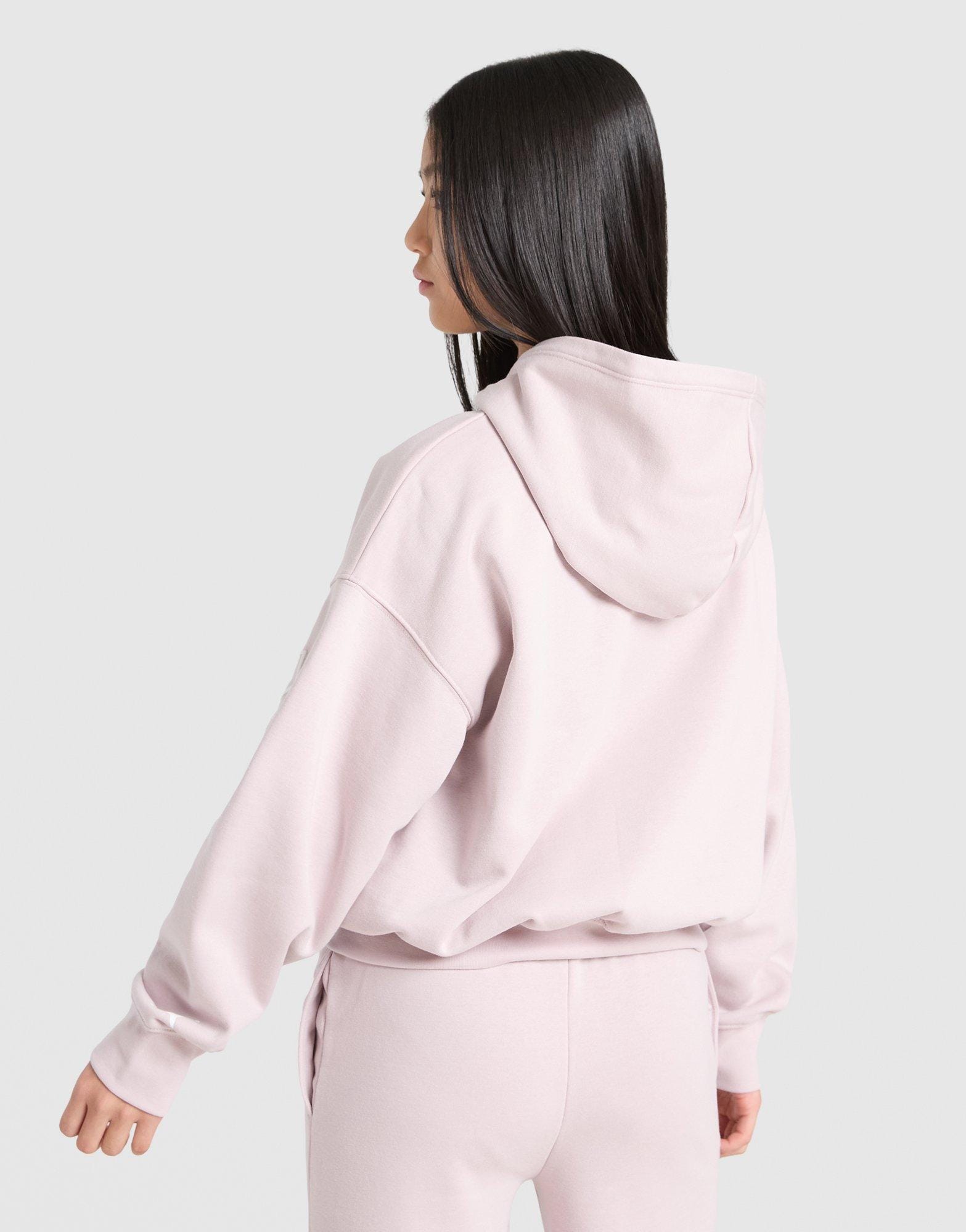 Air Jordan Girls' Logo Full Zip Crop Hoodie Junior