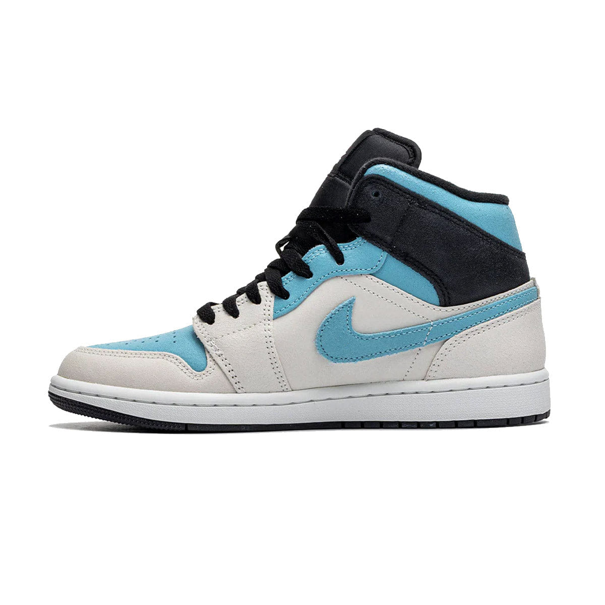 Air Jordan 1 Mid SE White/Light Blue/Grey