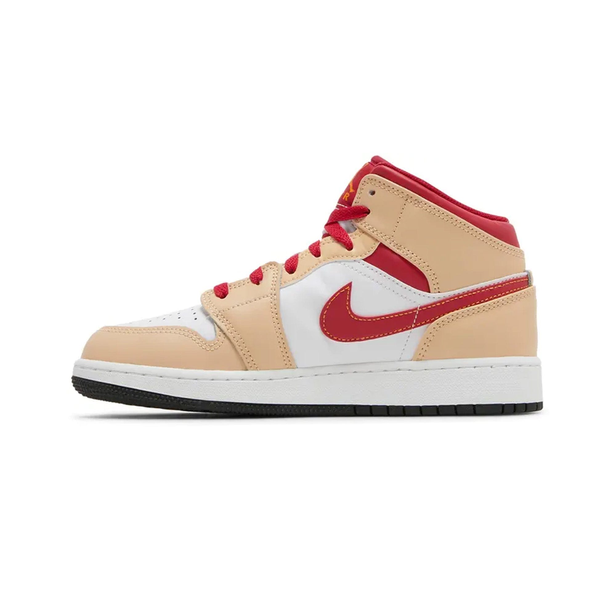 Air Jordan 1 Mid Light Curry Cardinal GS (2022)