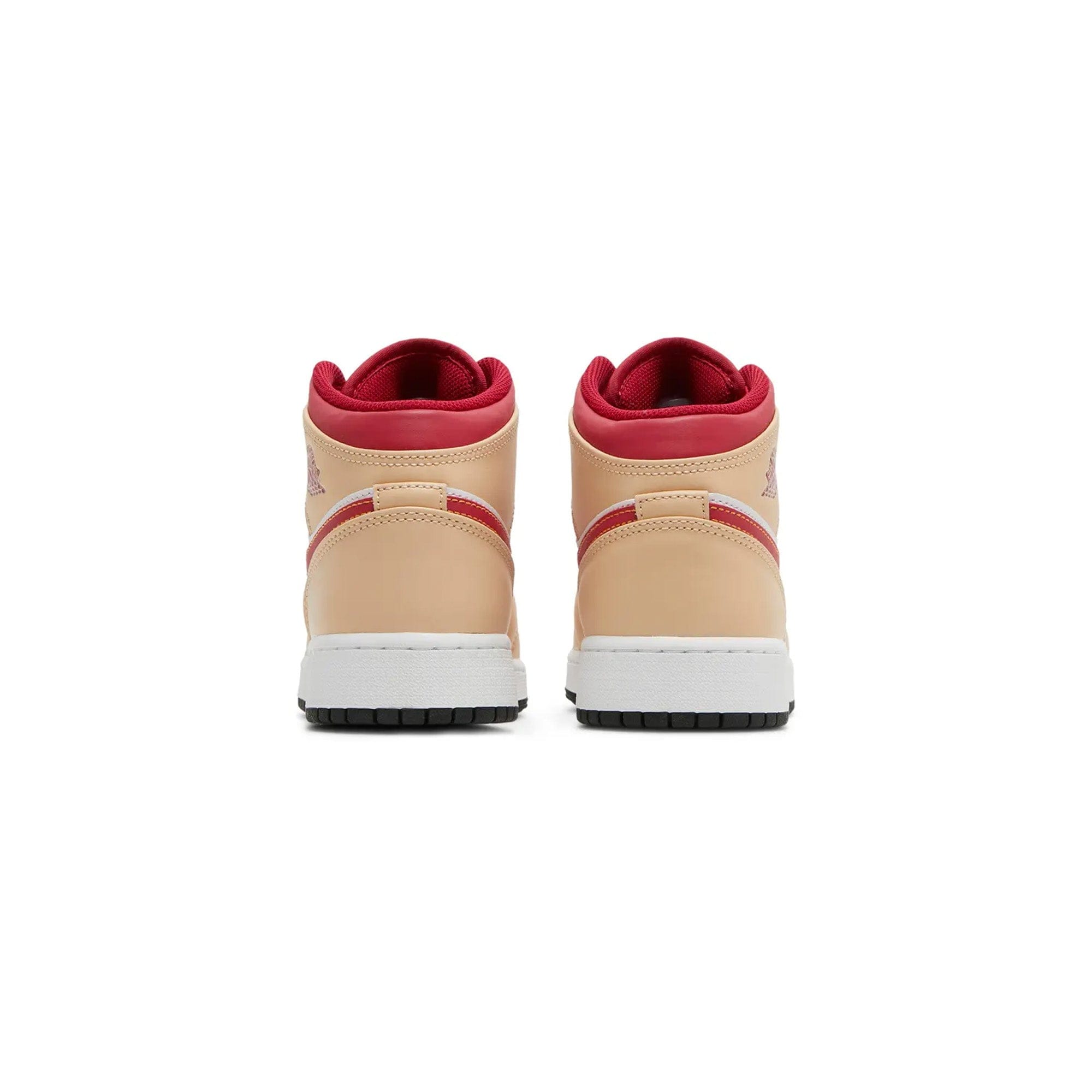Air Jordan 1 Mid Light Curry Cardinal GS (2022)