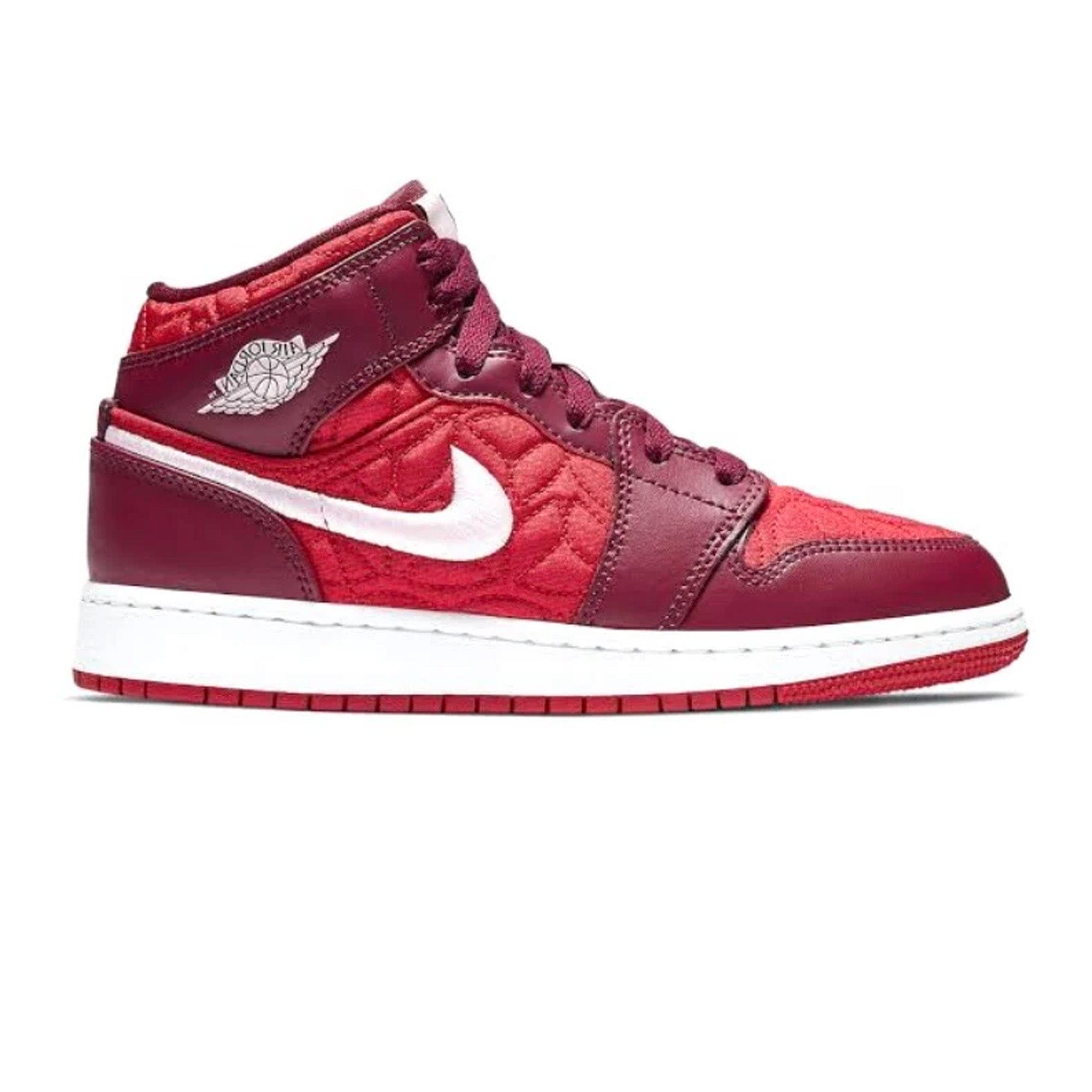 Air Jordan 1 Mid Red Quilt GS