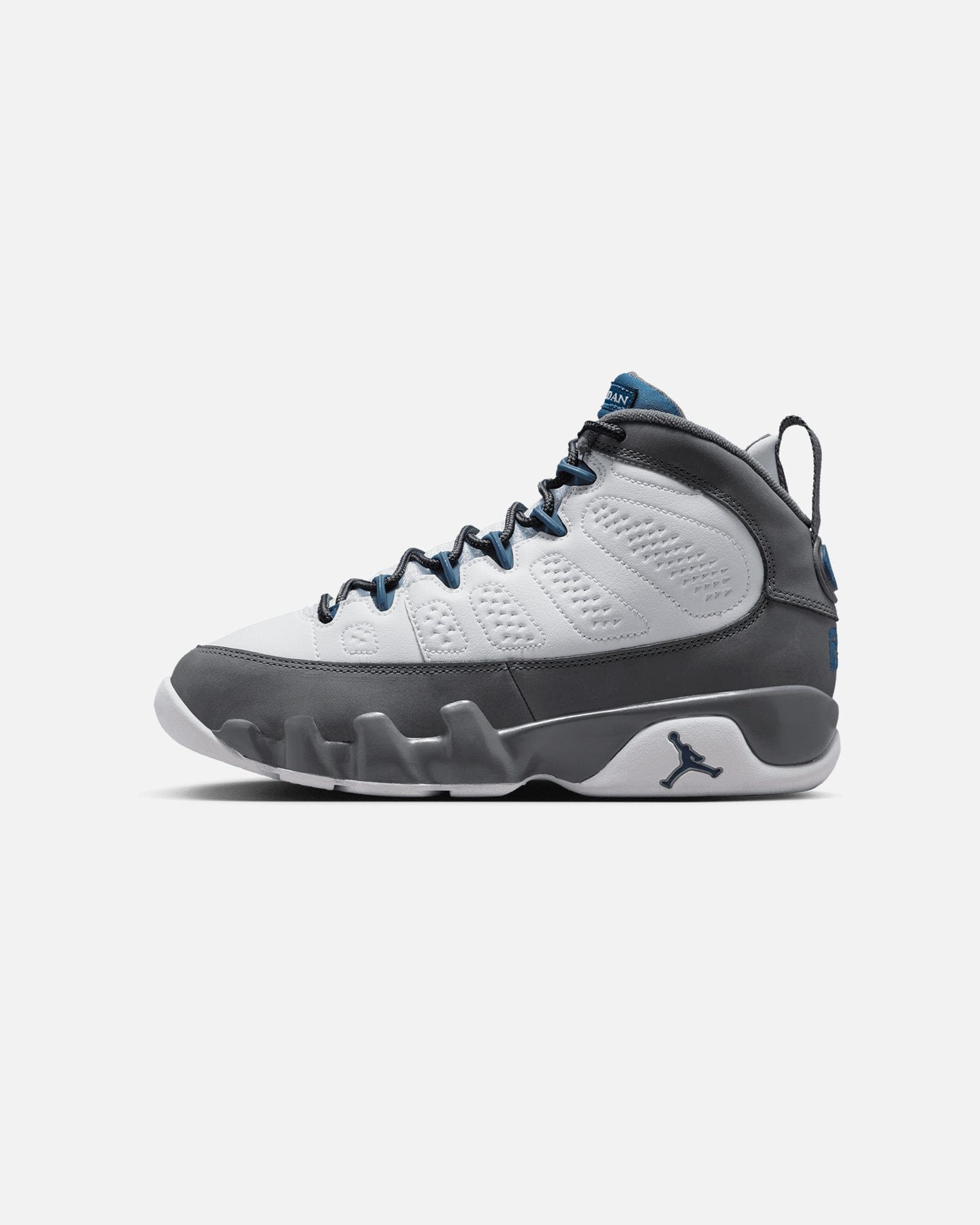 Air Jordan Jordan Kids' Air Jordan 9 Retro Flint Grey (GS) White/French Blue - Flint Grey