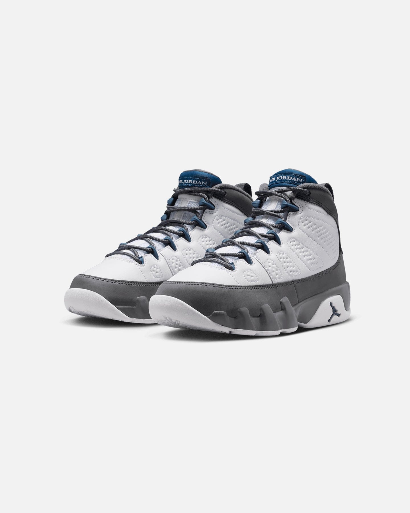 Air Jordan Jordan Kids' Air Jordan 9 Retro Flint Grey (GS) White/French Blue - Flint Grey